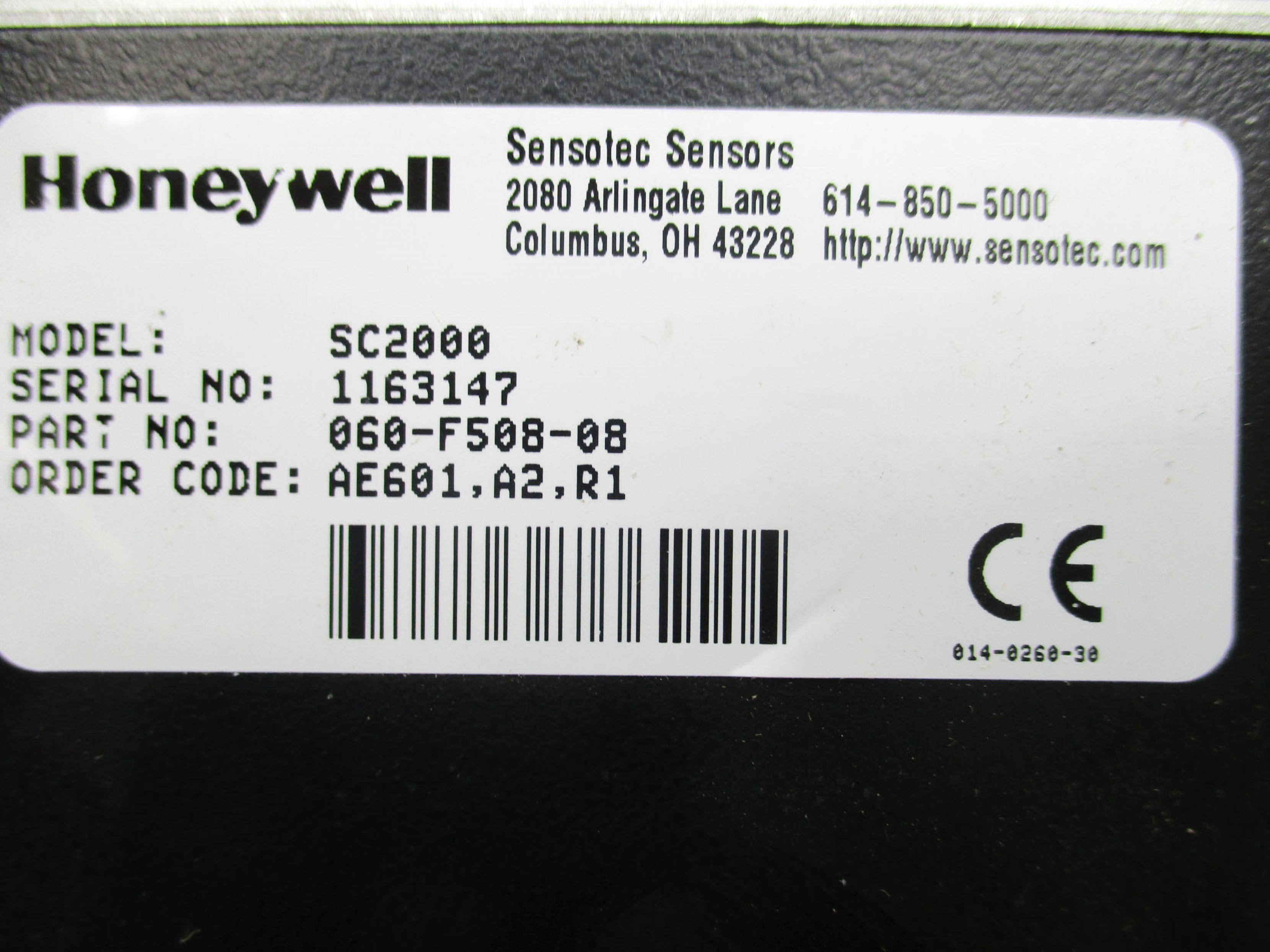 HONEYWELL SC2000 060-F508-08 NSMP