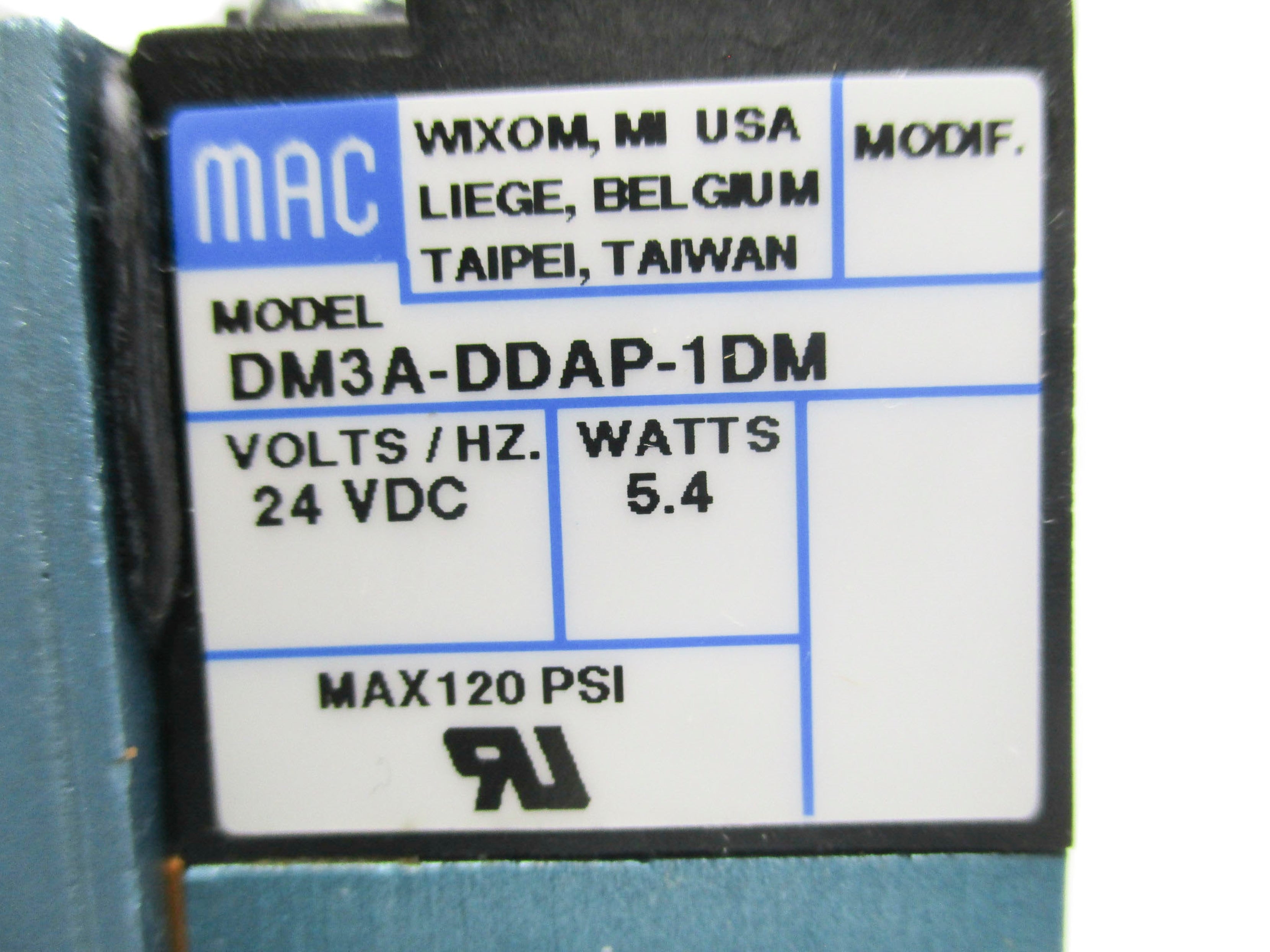 MAC 92B-FAA-000-DM-DDAP-1DM 35-120PSI 24VDC NSMP