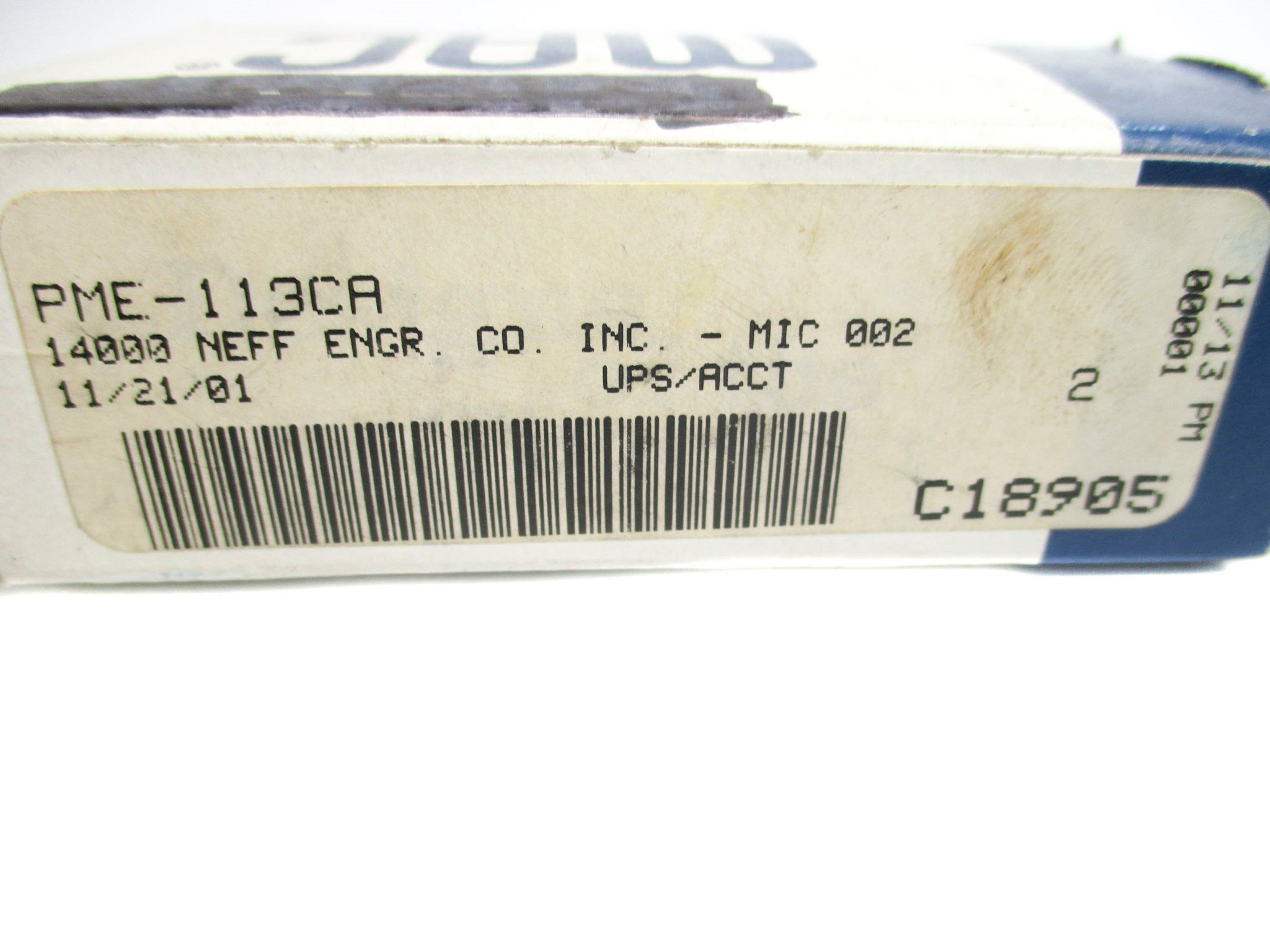 MAC PME-113CAAA 110V/50HZ-120V/60HZ 25-150PSI NSMP