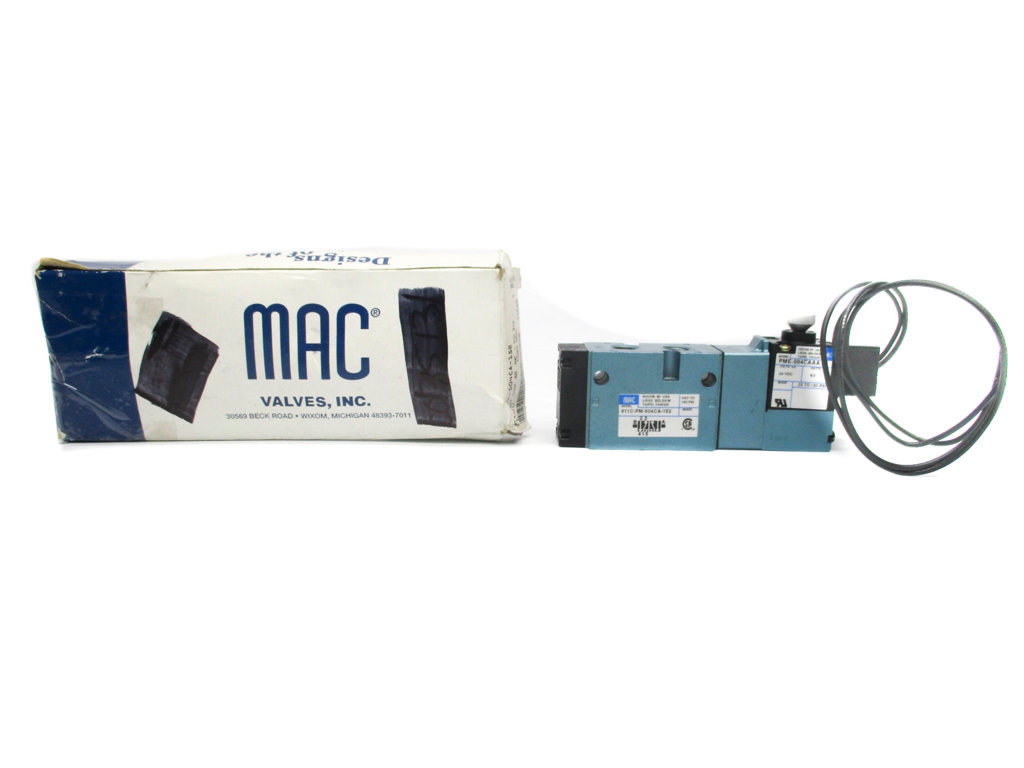 MAC 811C-PM-504CA-152 24VDC 25-150PSI NSMP