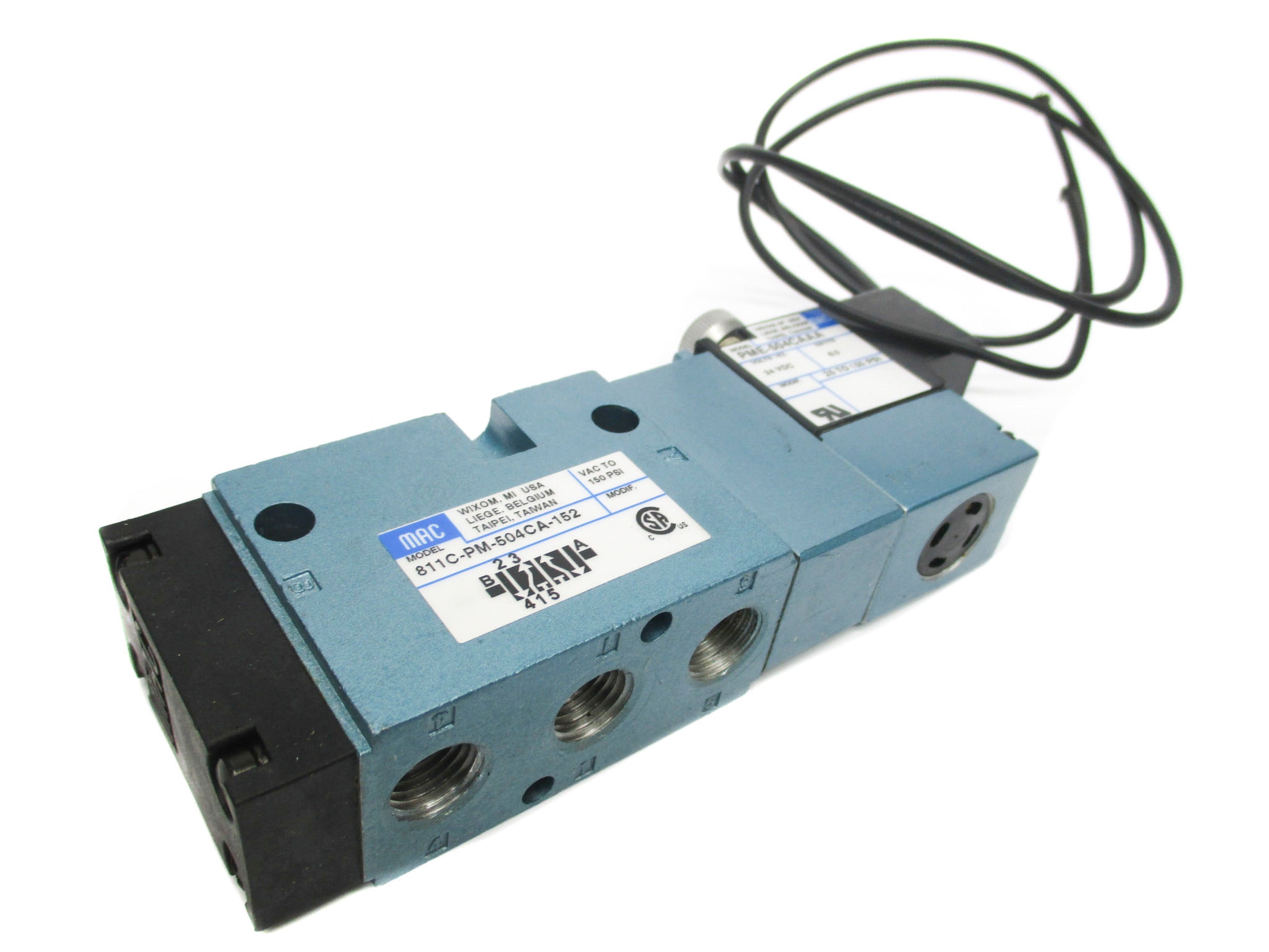 MAC 811C-PM-504CA-152 24VDC 25-150PSI NSMP