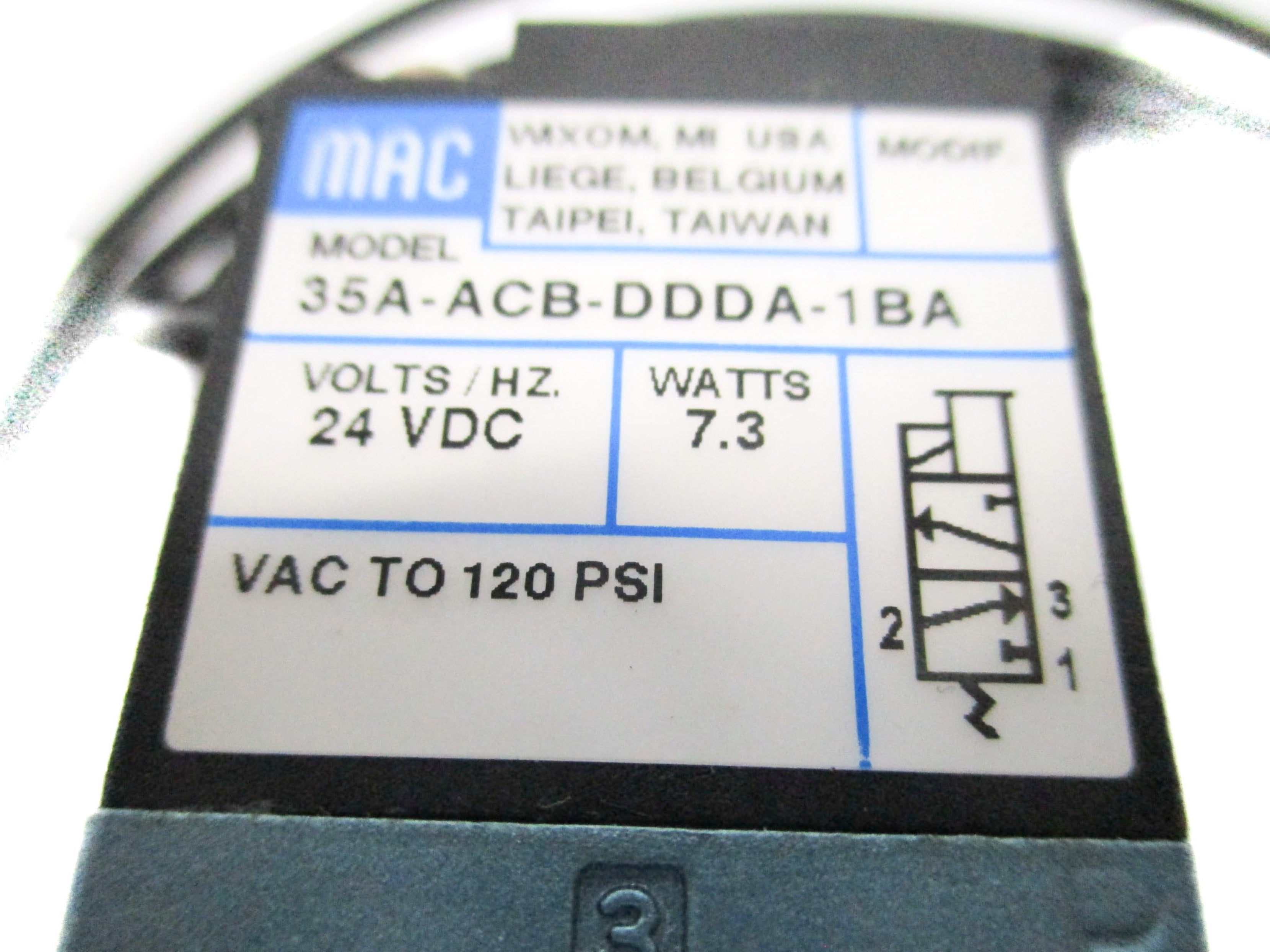 MAC 35A-ACB-DDDA-1BA 24VDC 120PSI UNMP