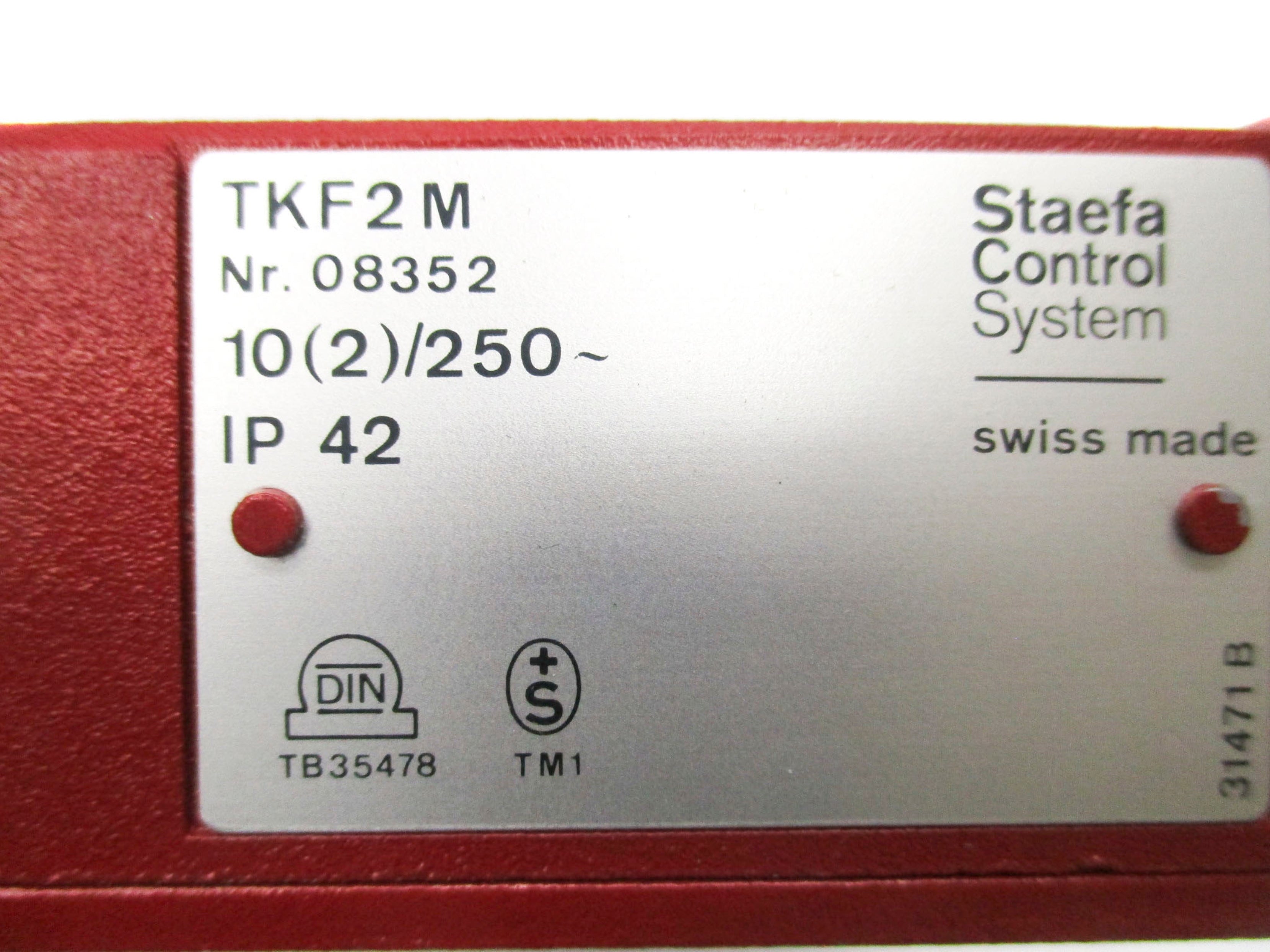 STAEFA CONTROL SYSTEM TKF2M NSMP