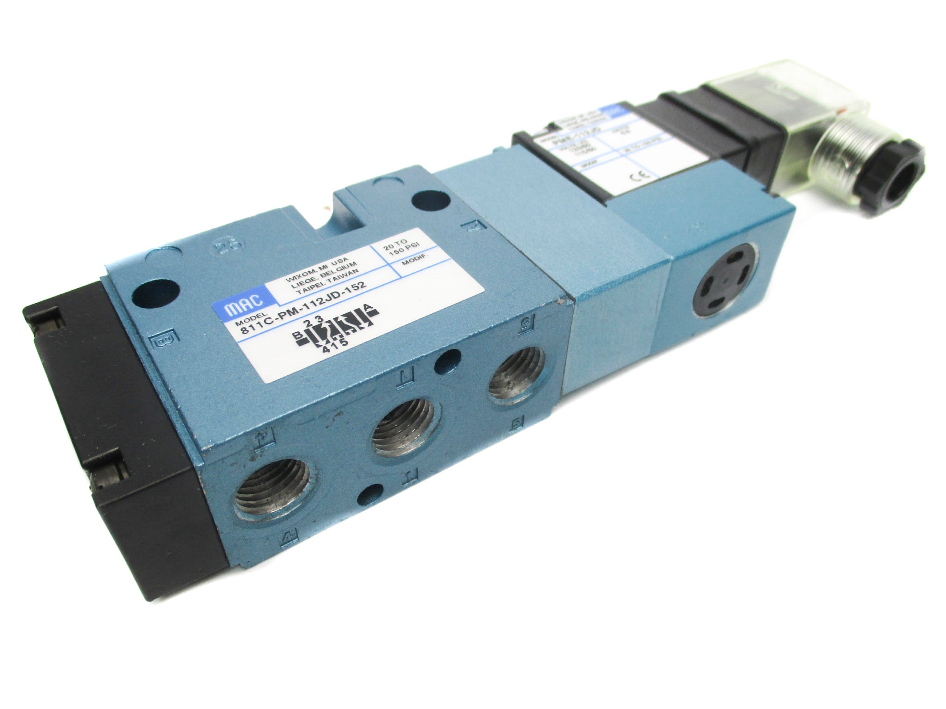 MAC 811C-PM-112JD-152 110V/50HZ-120V/60HZ 20-150PSI NSMP