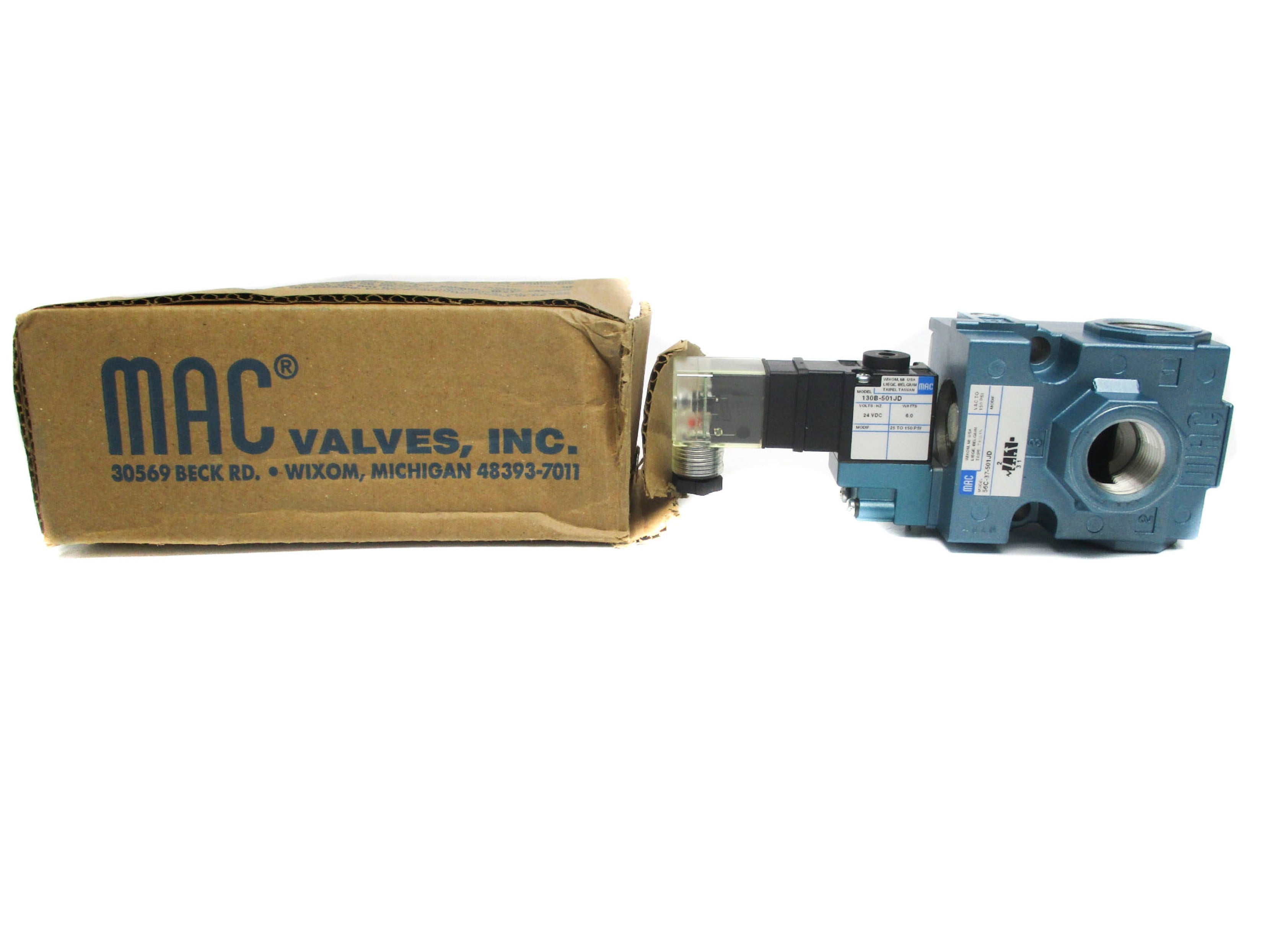 MAC 56C-37-501JD 24VDC 25-150PSI NSMP