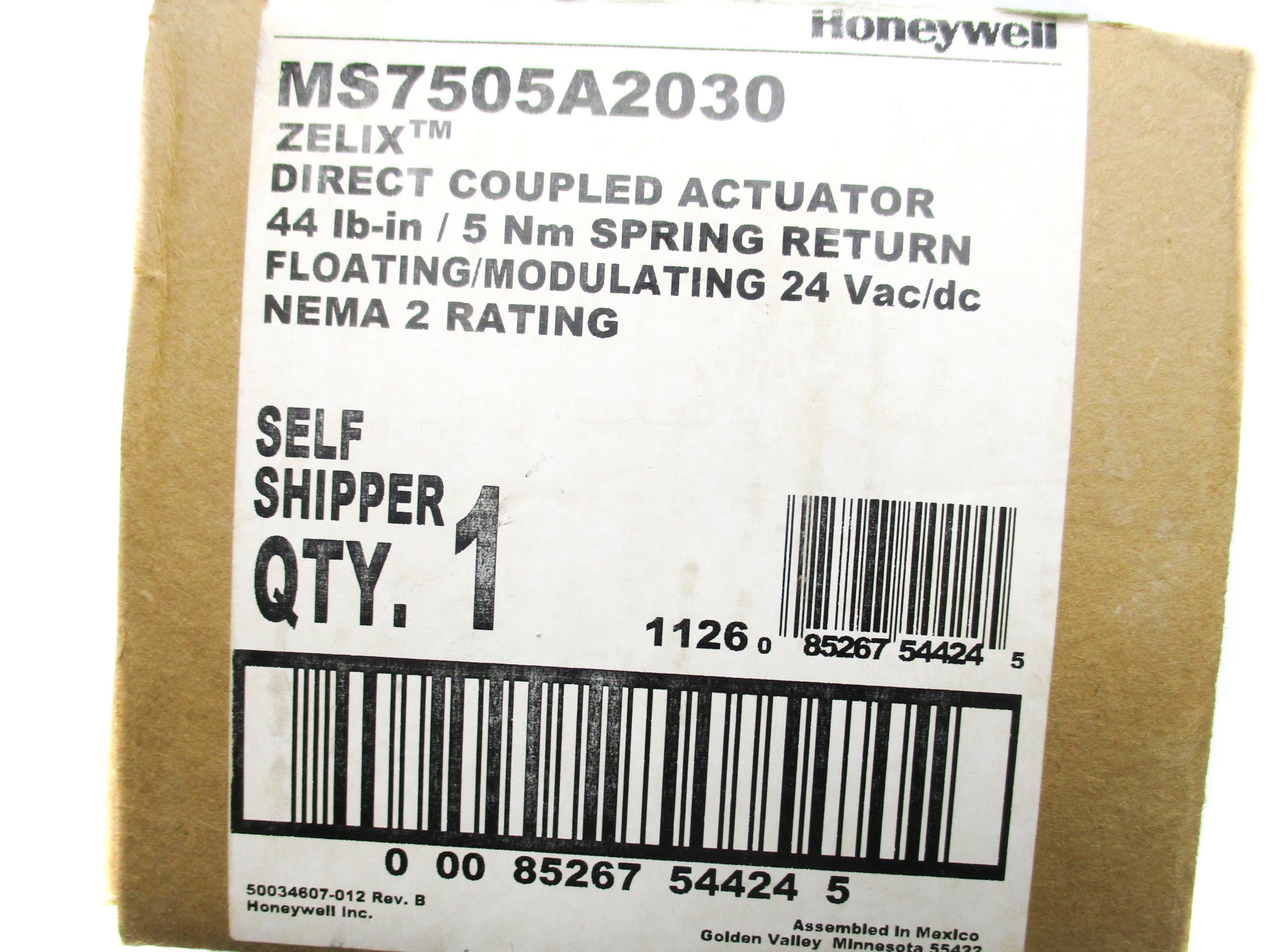 HONEYWELL MS7505A2030 NSFS