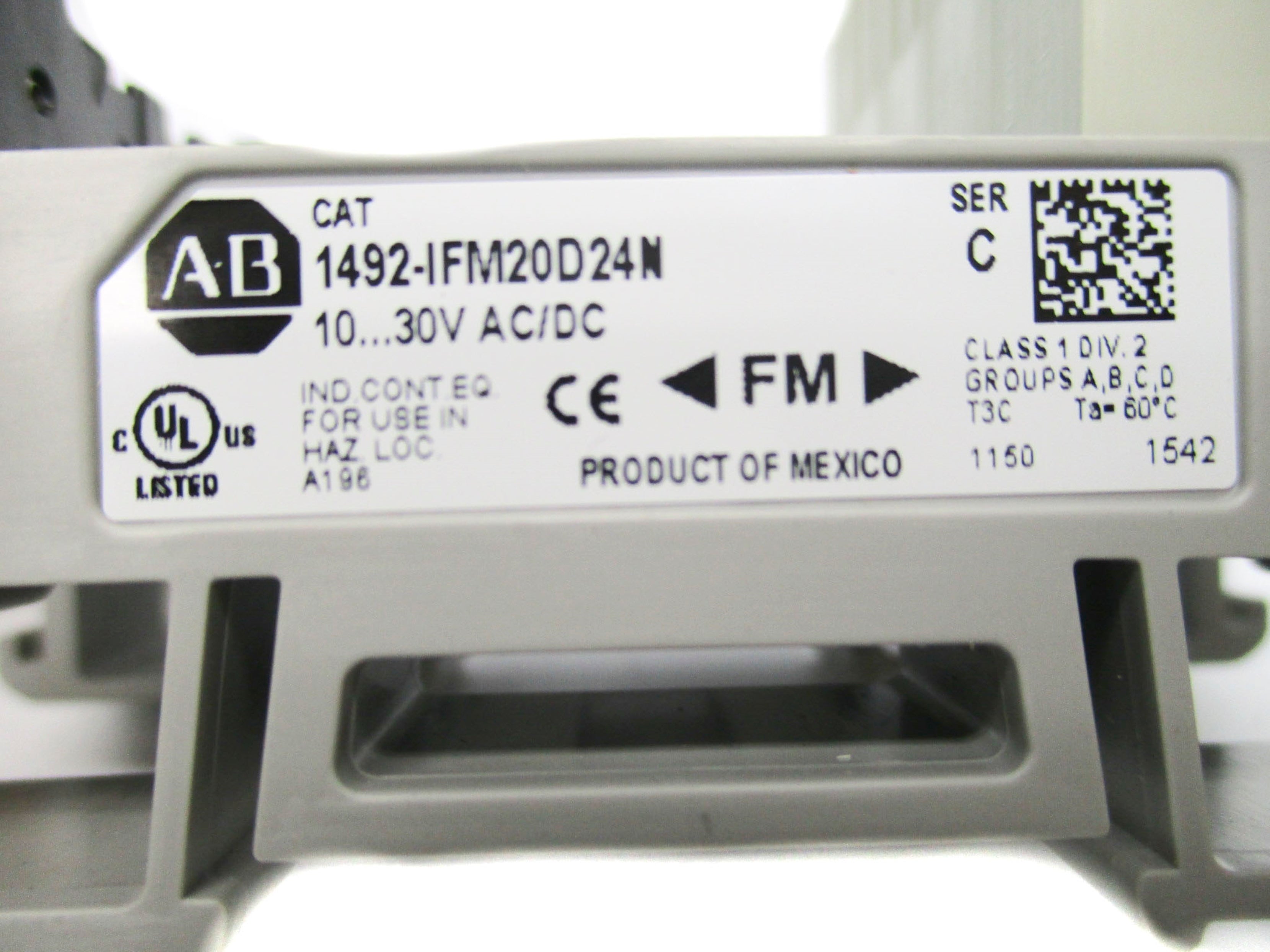 ALLEN BRADLEY 1492-IFM20D24N SER. C NSMP