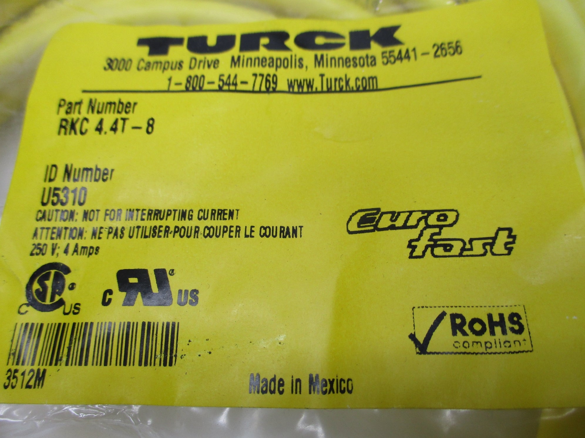 TURCK RKC4.4T-8 NSMP