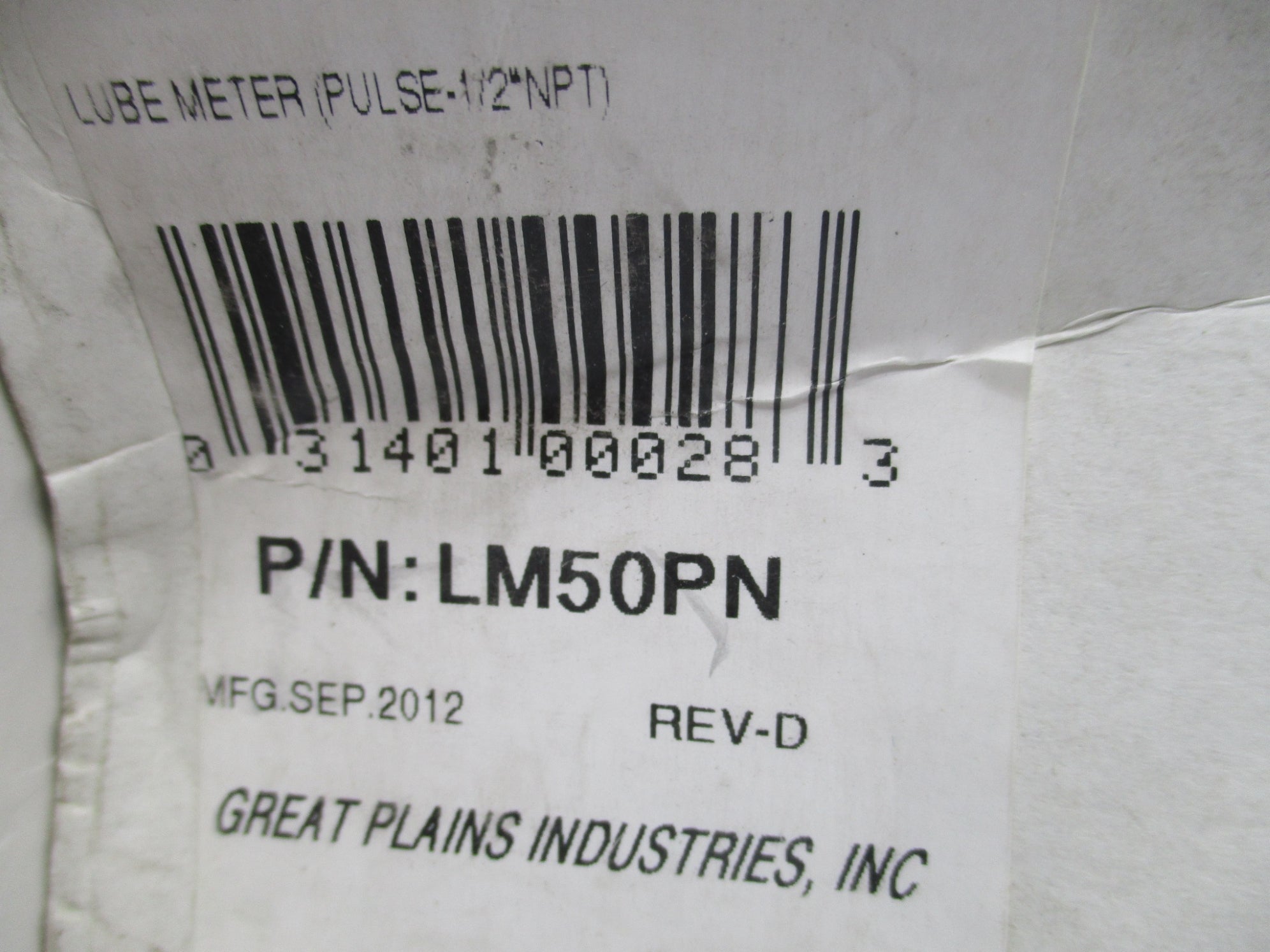 GREAT PLAIN INDUSTRIES LM50PN NSMP