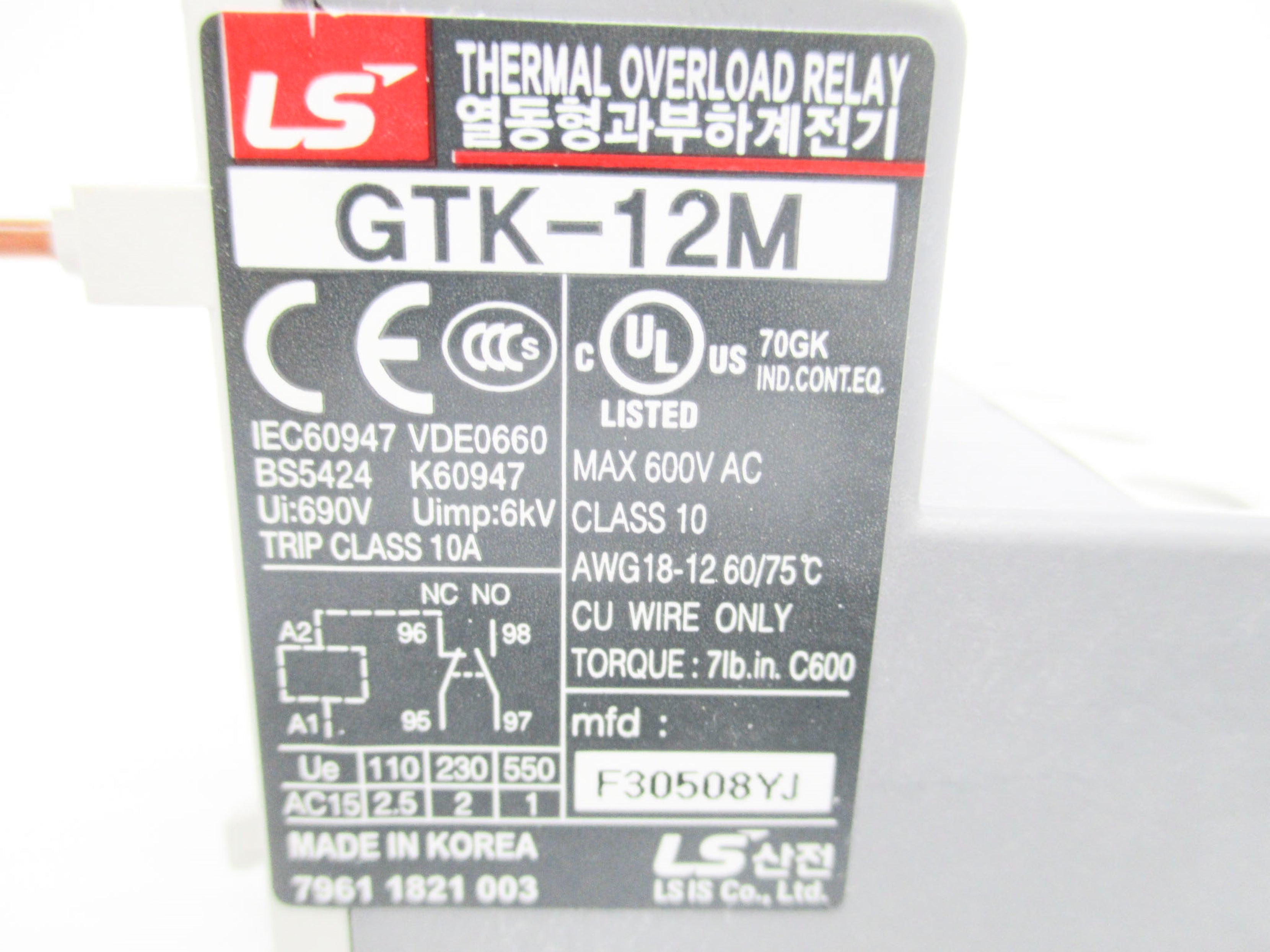 LS GTK-12M 1-1.6A NSMP