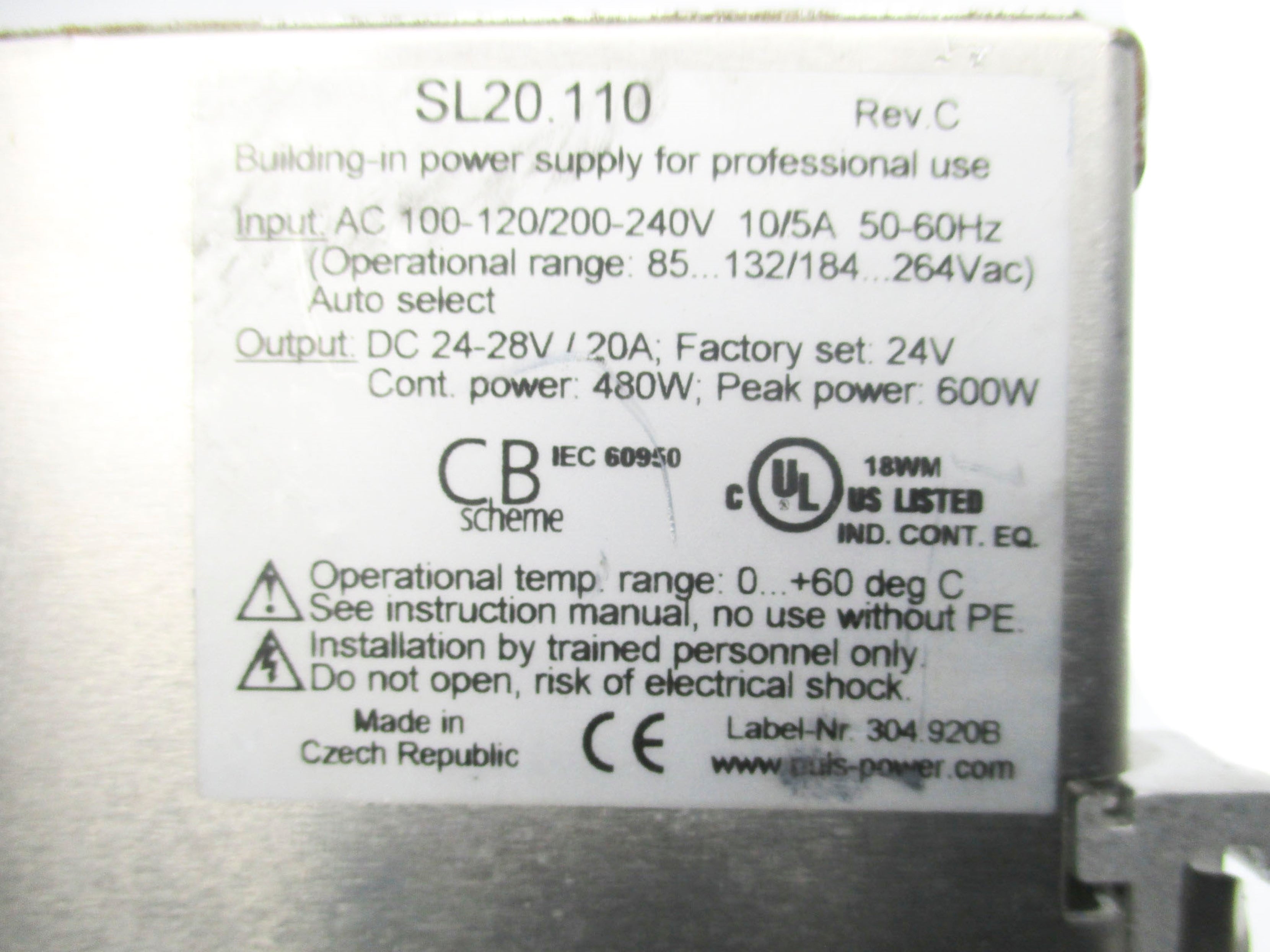 PULS SL20.110 UNMP
