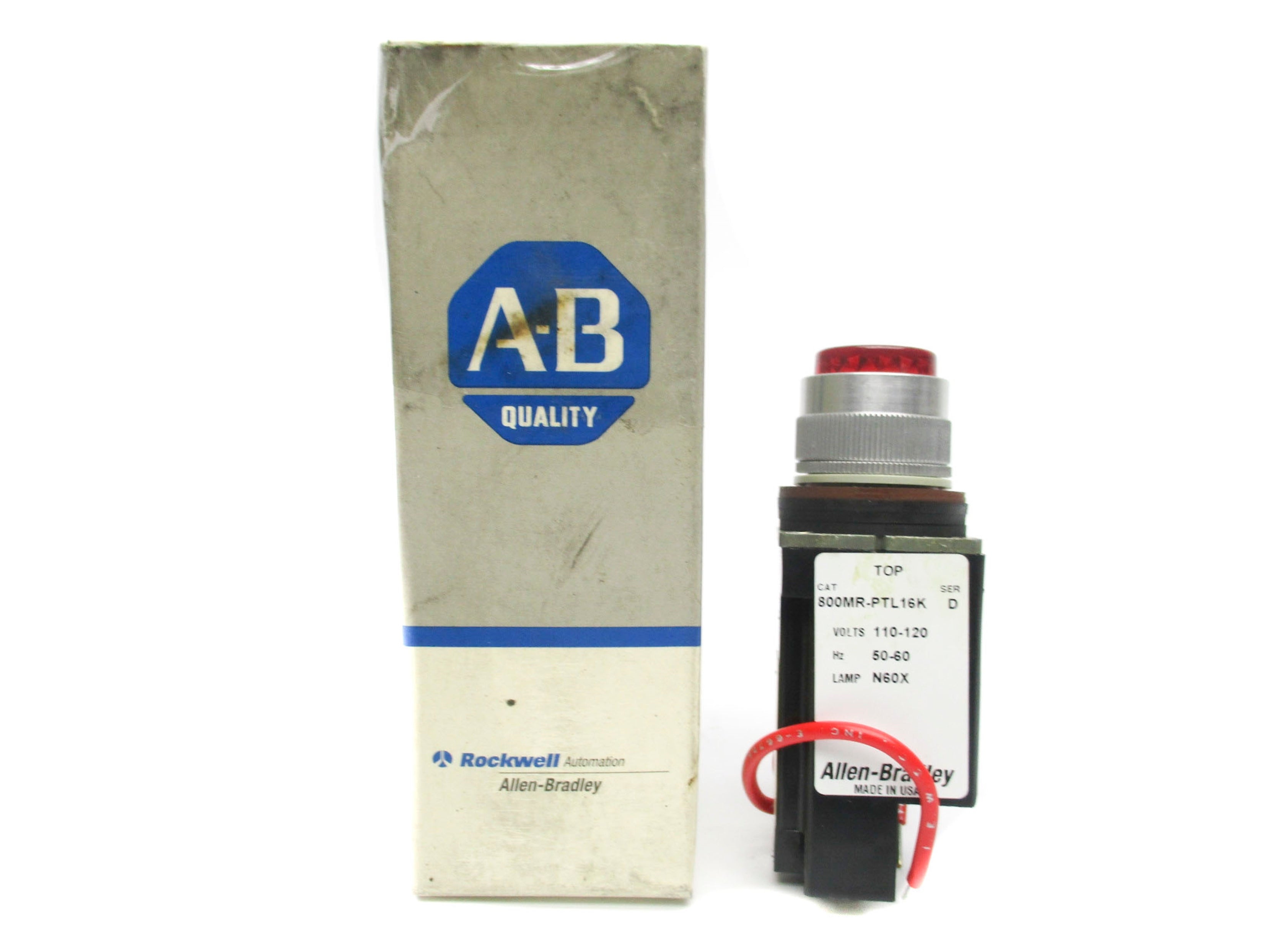 ALLEN BRADLEY 800MR-PTL16RK SER. D (GR/BL) NSMP
