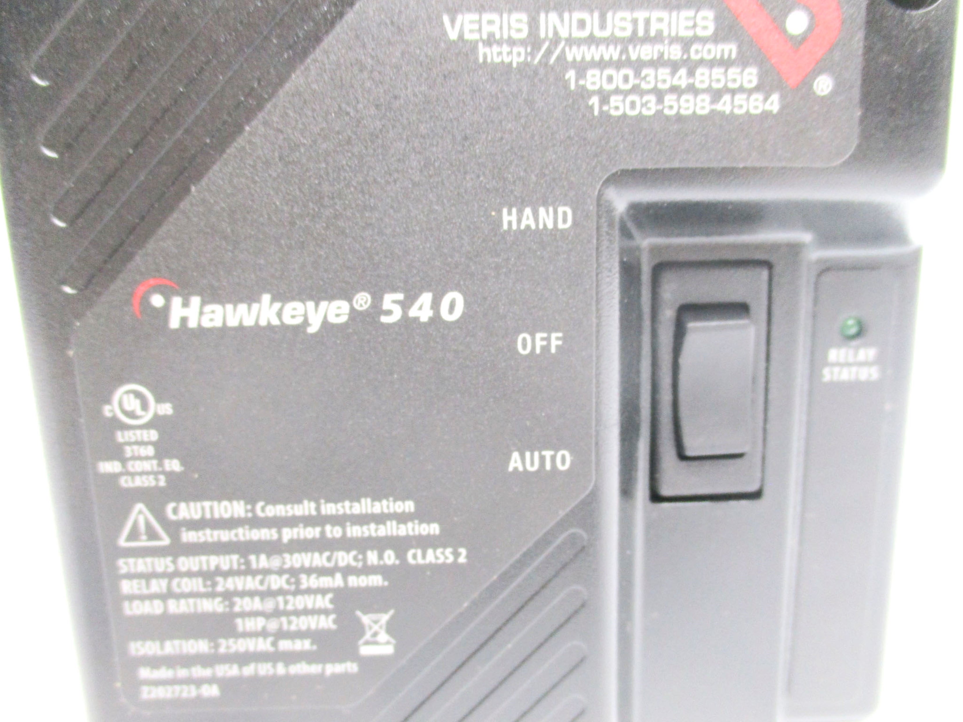 VERIS INDUSTRIES H540 NSNP