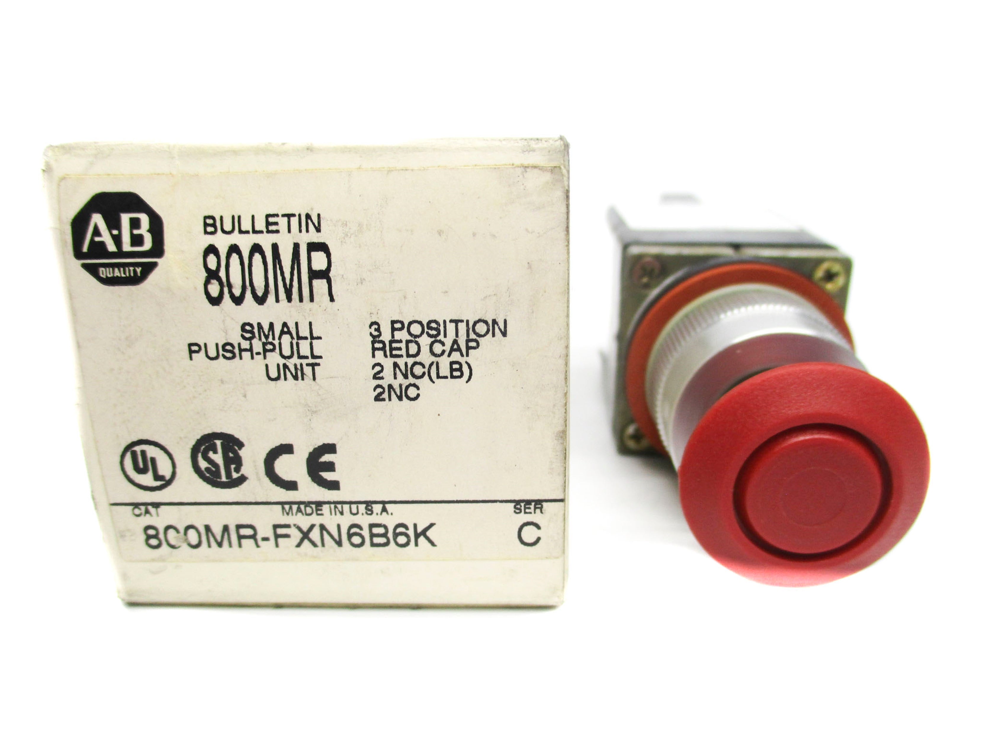 ALLEN BRADLEY 800MR-FXN6B6K SER. C (WH) NSMP