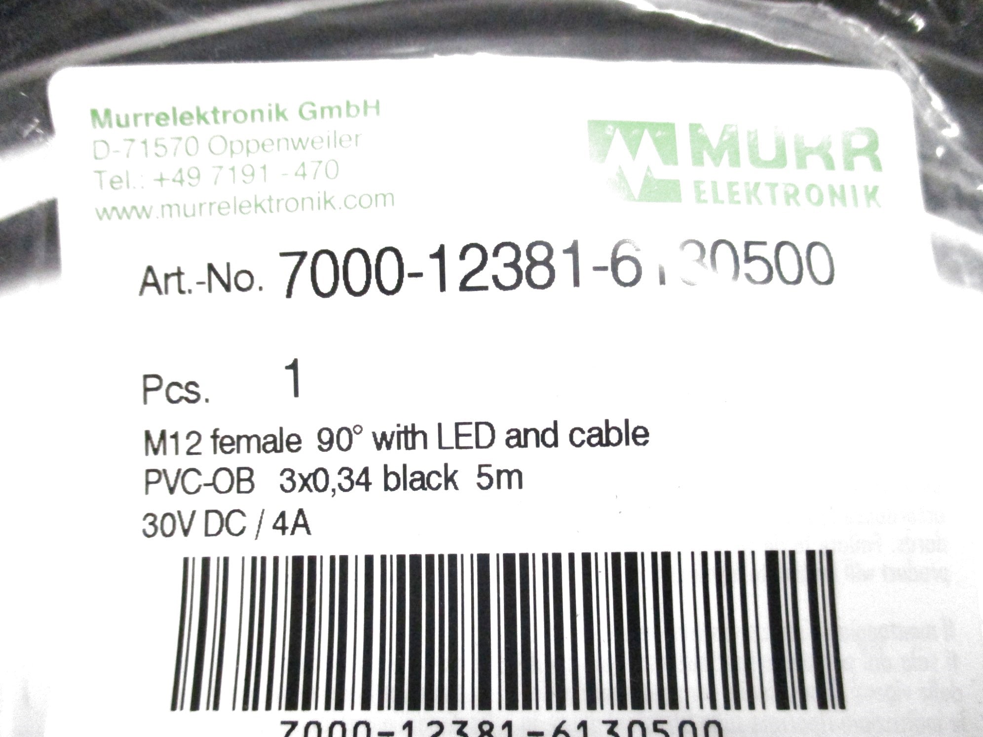 MURR ELEKTRONIK 7000-12381-6130500 NSMP