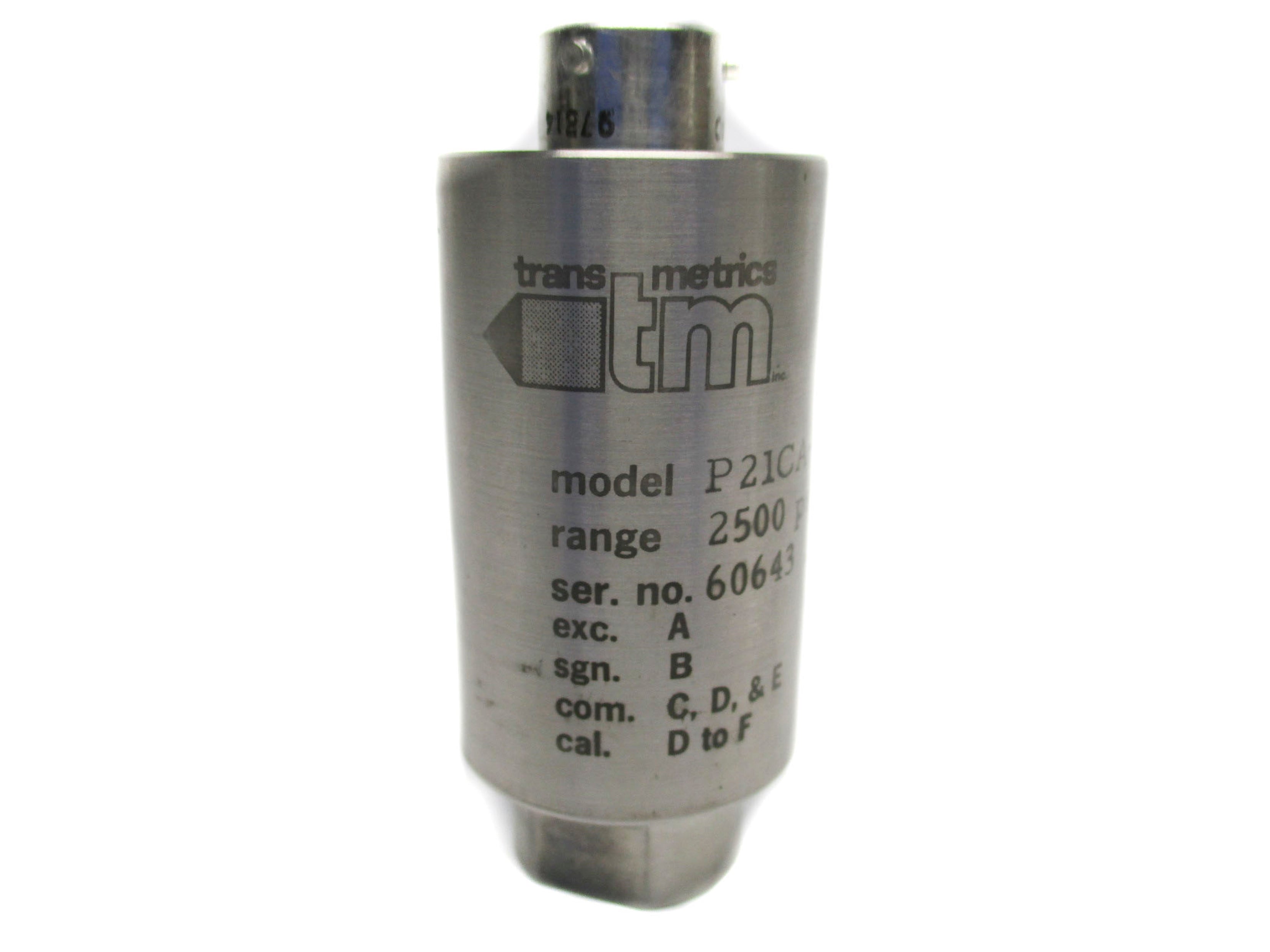 TRANS METRIC P21CA-104 NSNP
