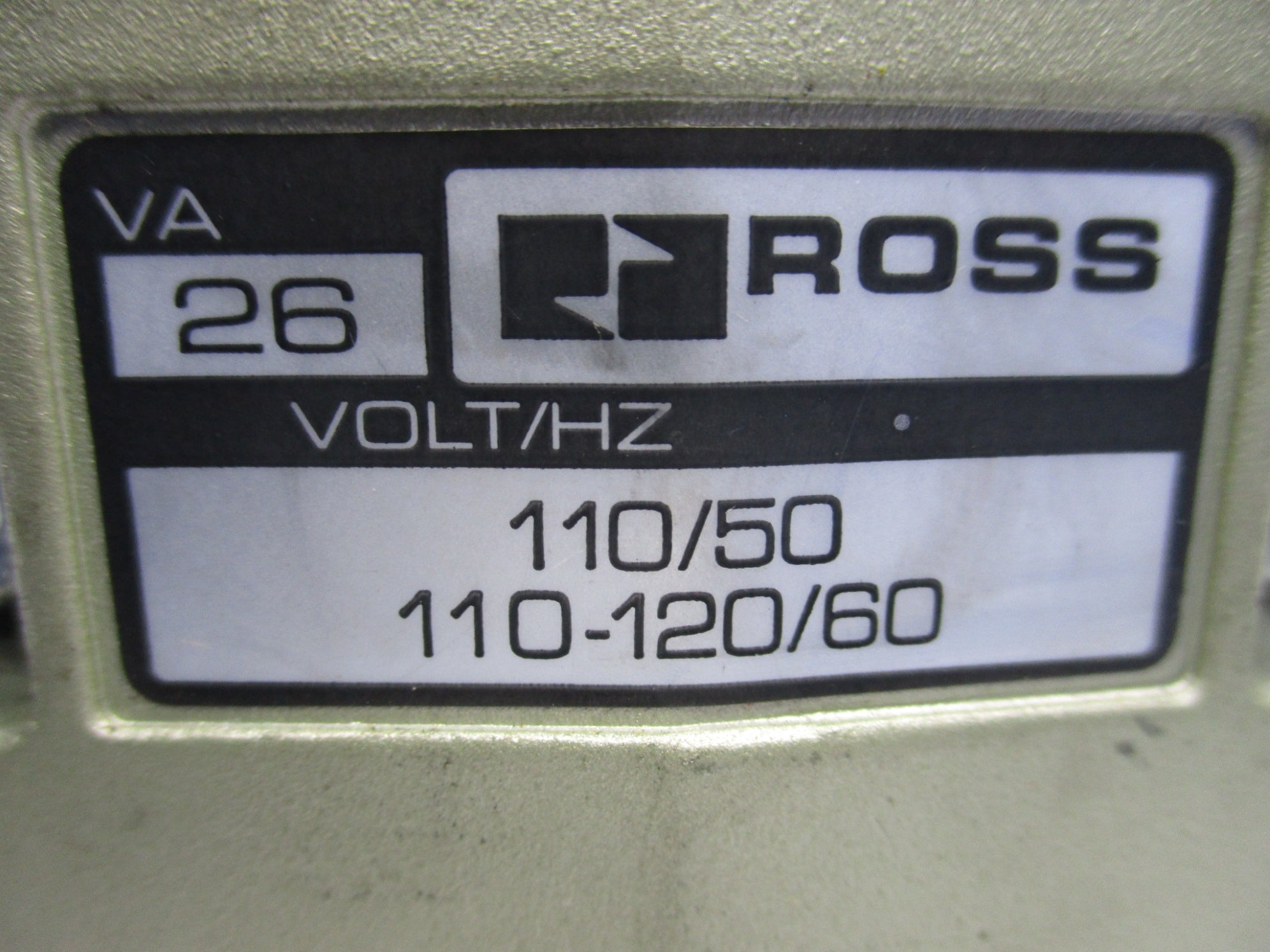 ROSS W7077C6332 1-10BAR 110-20V/60HZ NSNP