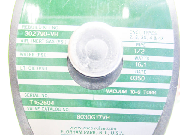 ASCO 8030G17VH 120V 1/2" NSNP