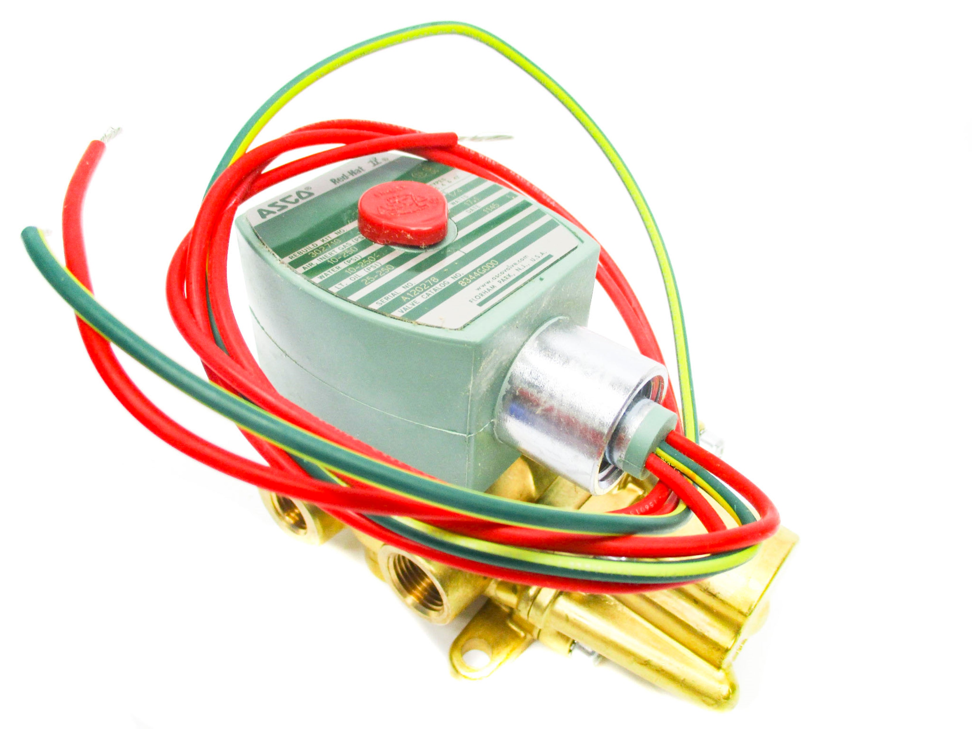 ASCO 8344G000 110/120V 10-250PSI 1/4" NSMP