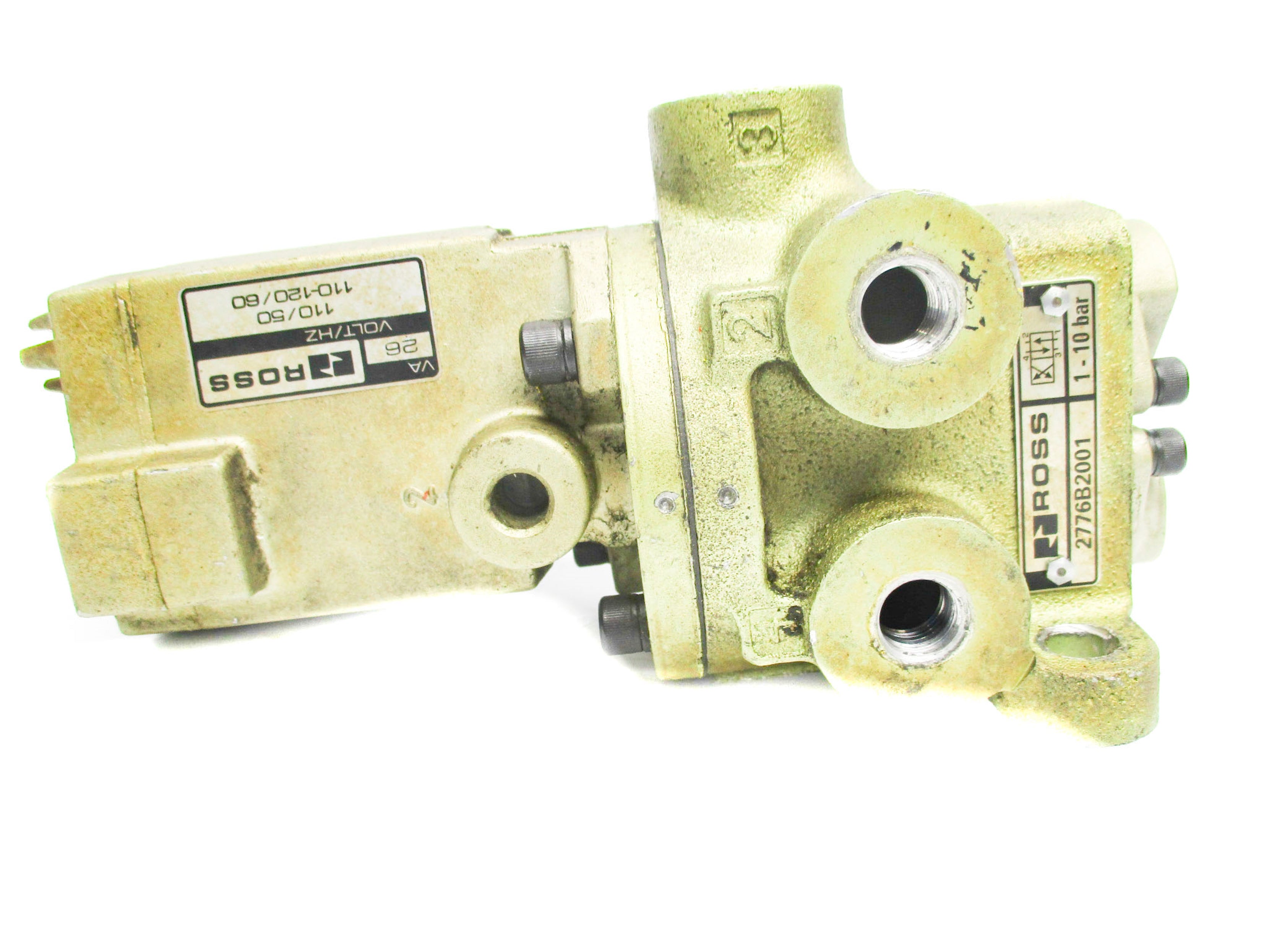 ROSS 2776B2001 110V/50HZ 110-120V/60HZ 1-10BAR UNMP
