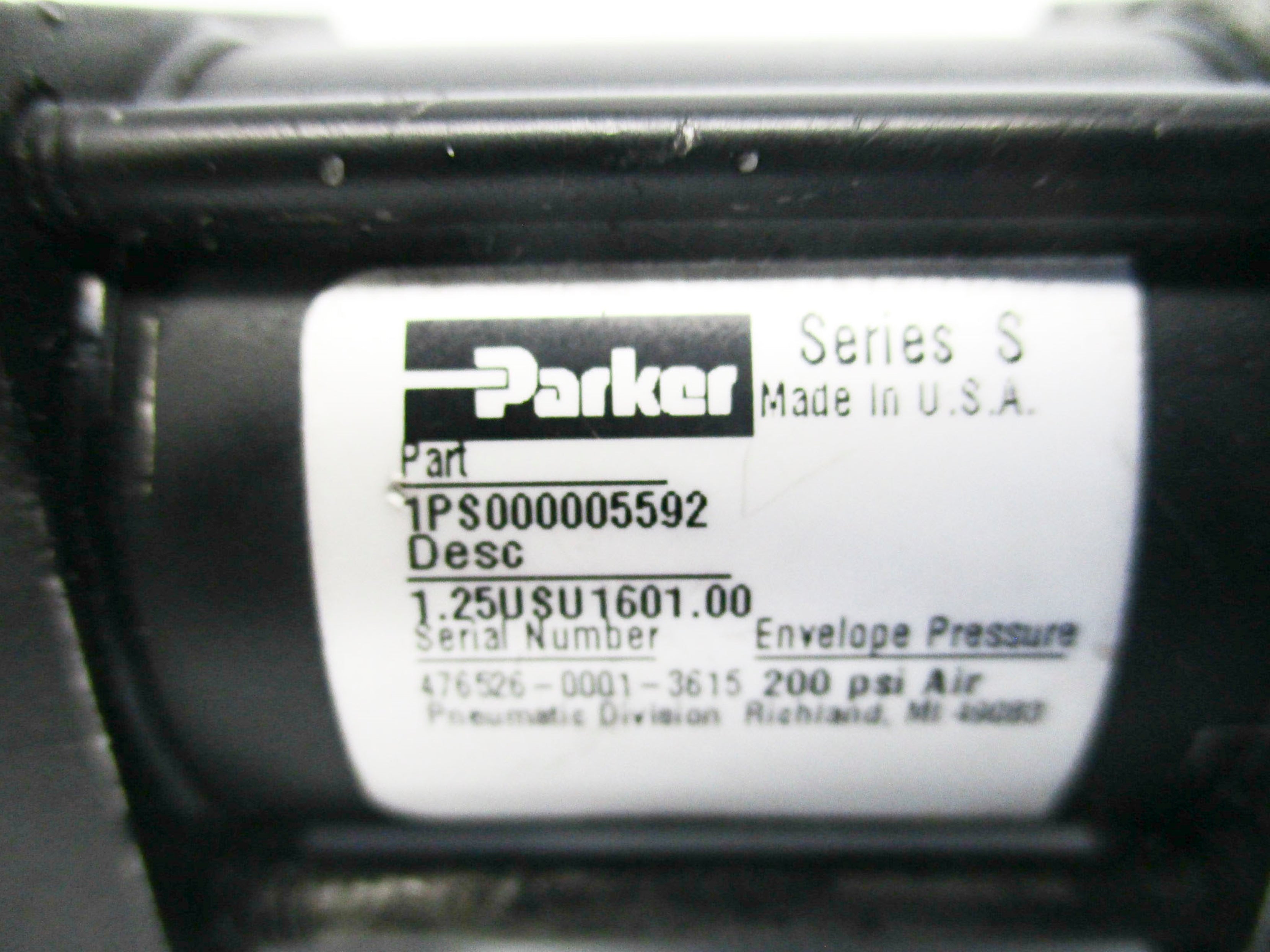 PARKER 1.25USU1601.00 UNMP