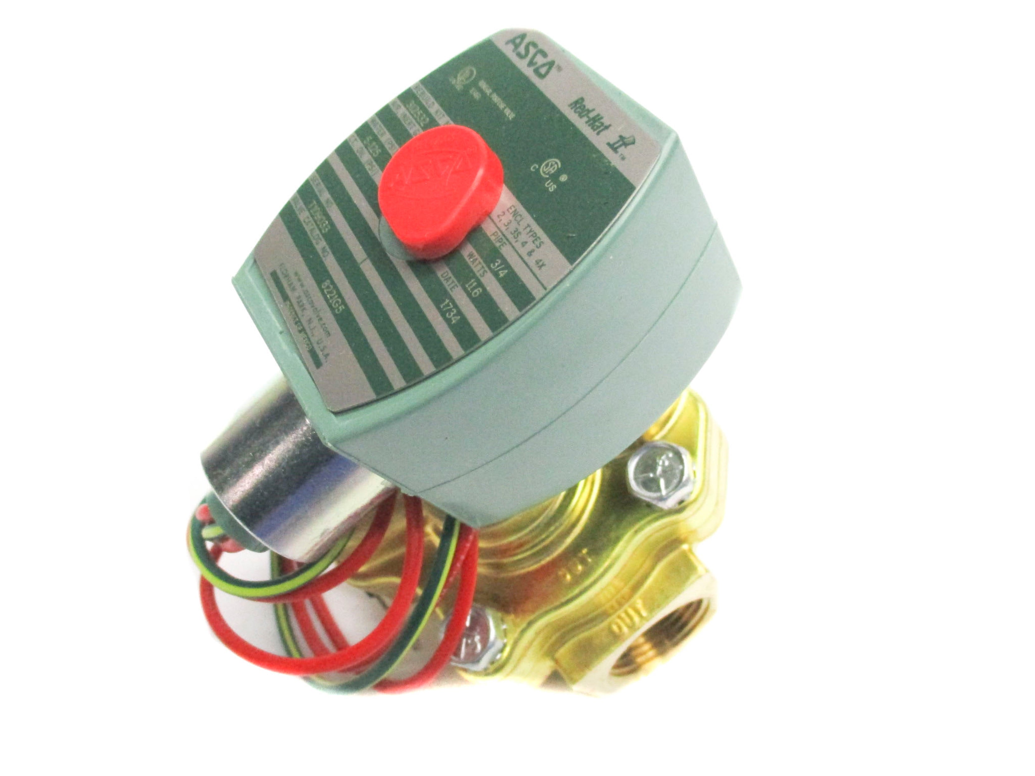ASCO 8221G5 24VDC 15-125PSI 3/4" NSMP