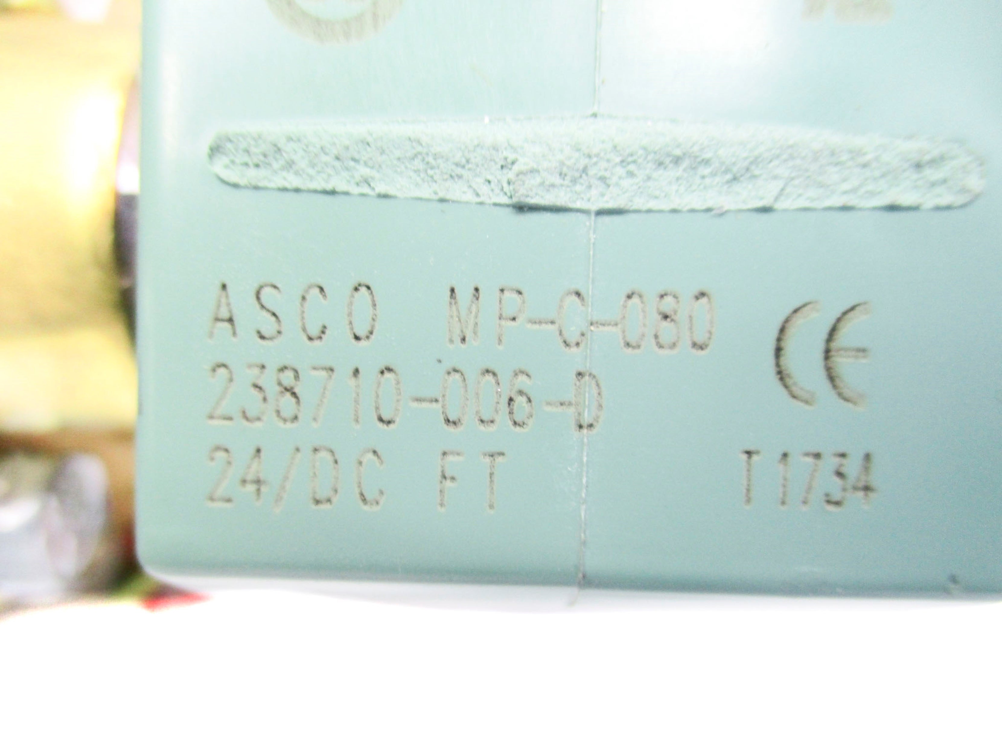 ASCO 8221G5 24VDC 15-125PSI 3/4" NSMP