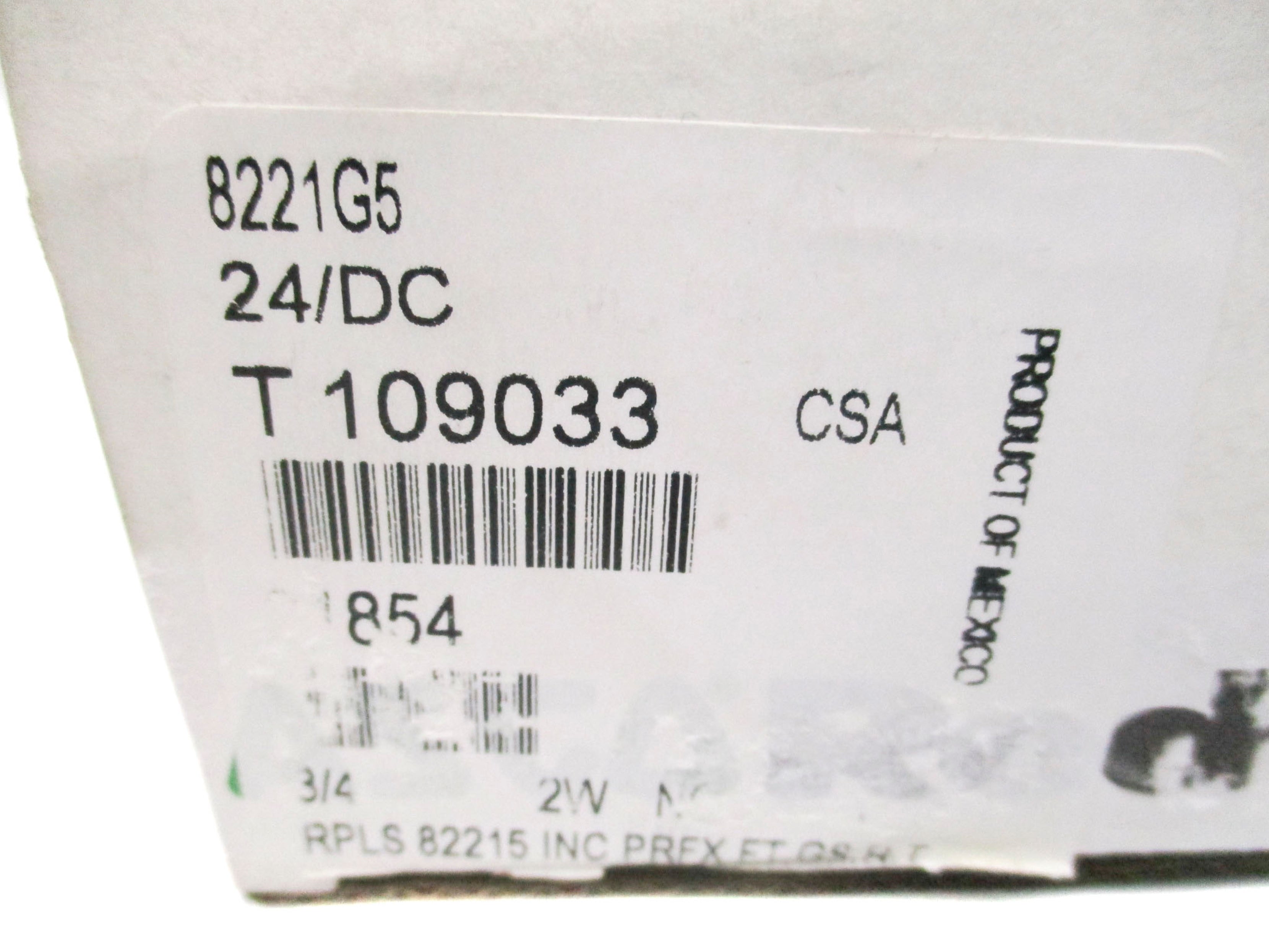 ASCO 8221G5 24VDC 15-125PSI 3/4" NSMP
