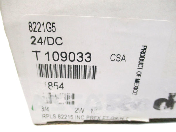 ASCO 8221G5 24VDC 15-125PSI 3/4" NSMP