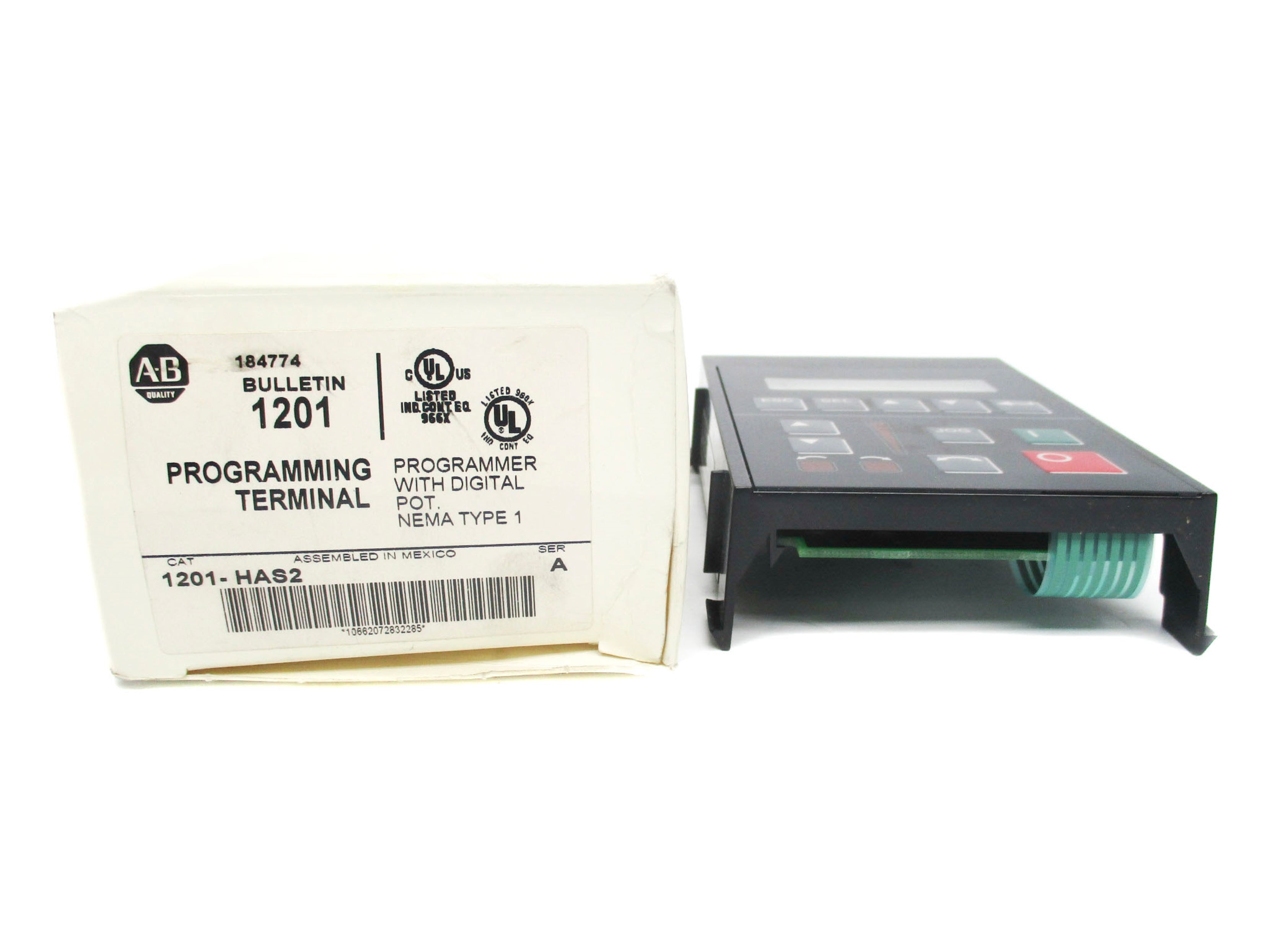 ALLEN BRADLEY 1201-HAS2 SER. A 5VDC (WH) NSMP