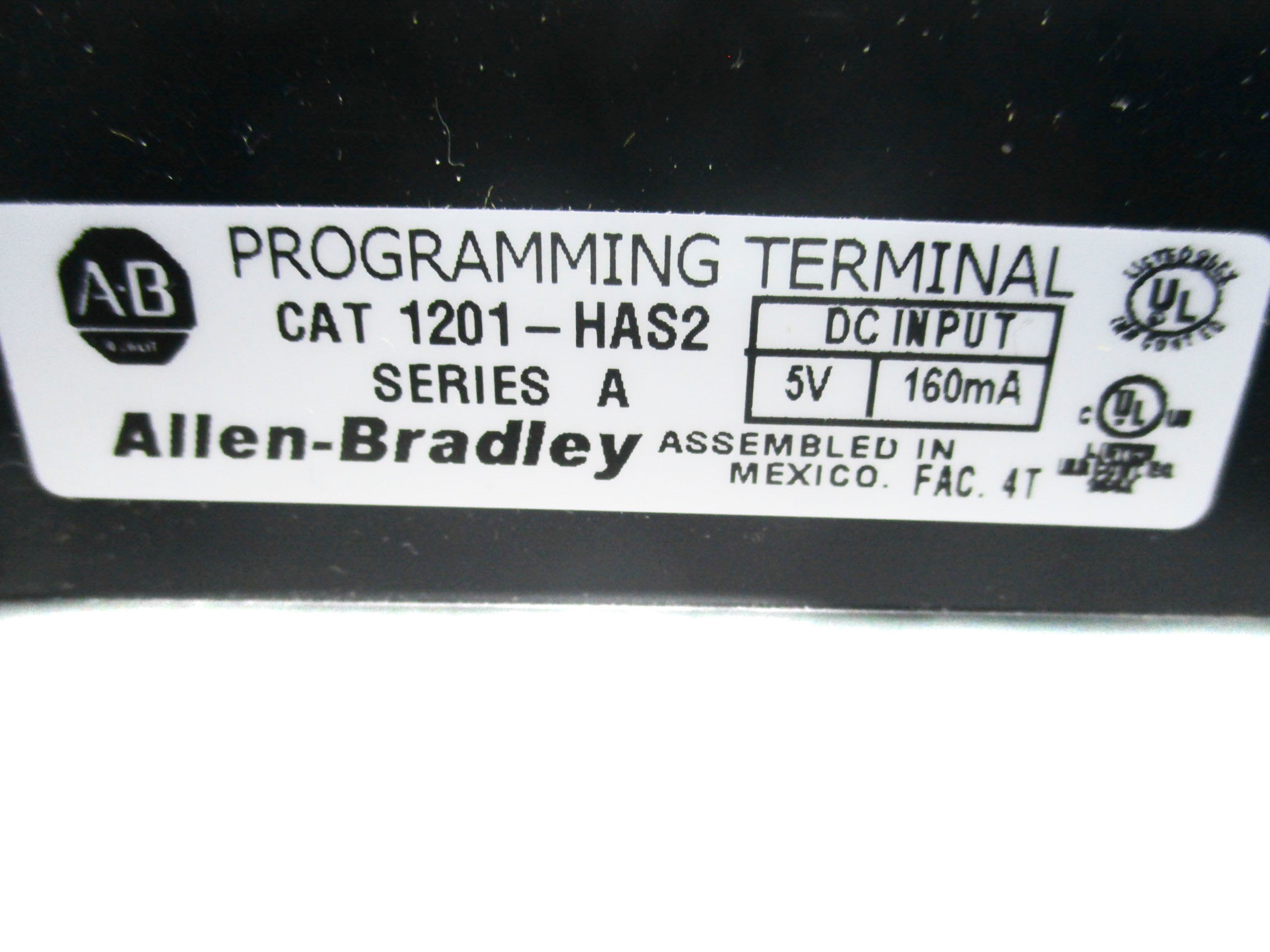 ALLEN BRADLEY 1201-HAS2 SER. A 5VDC (WH) NSMP