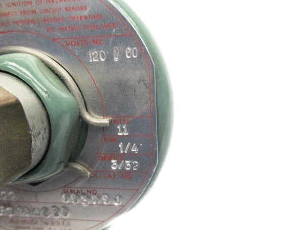 ASCO 8314C29 120V 100PSI 1/4" UNMP