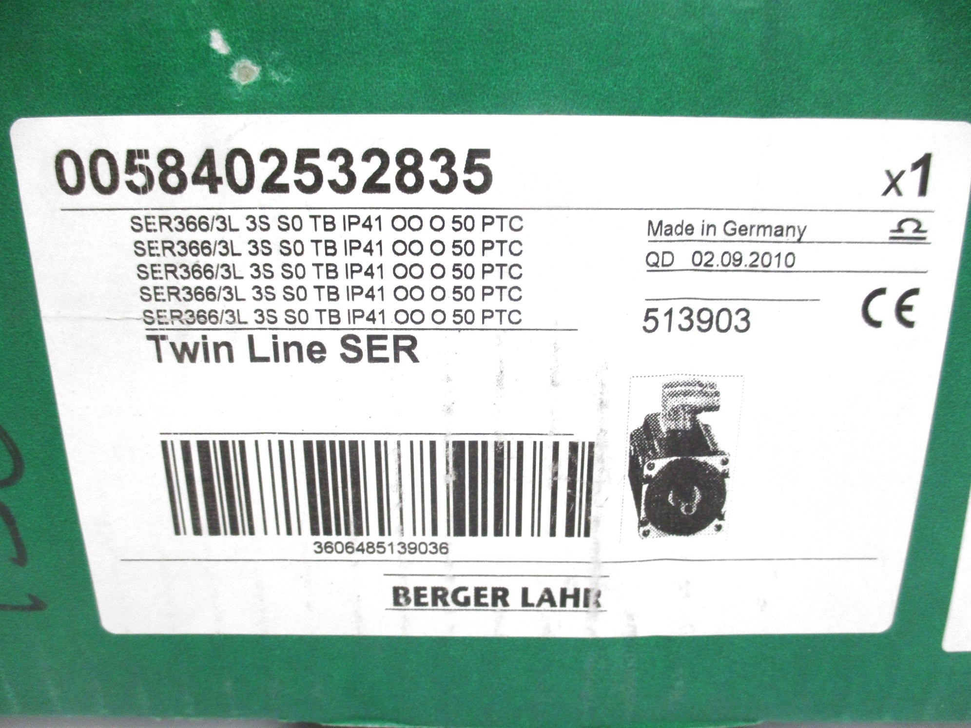 BERGERLAHR SER366/3L3SS0TB NSMP