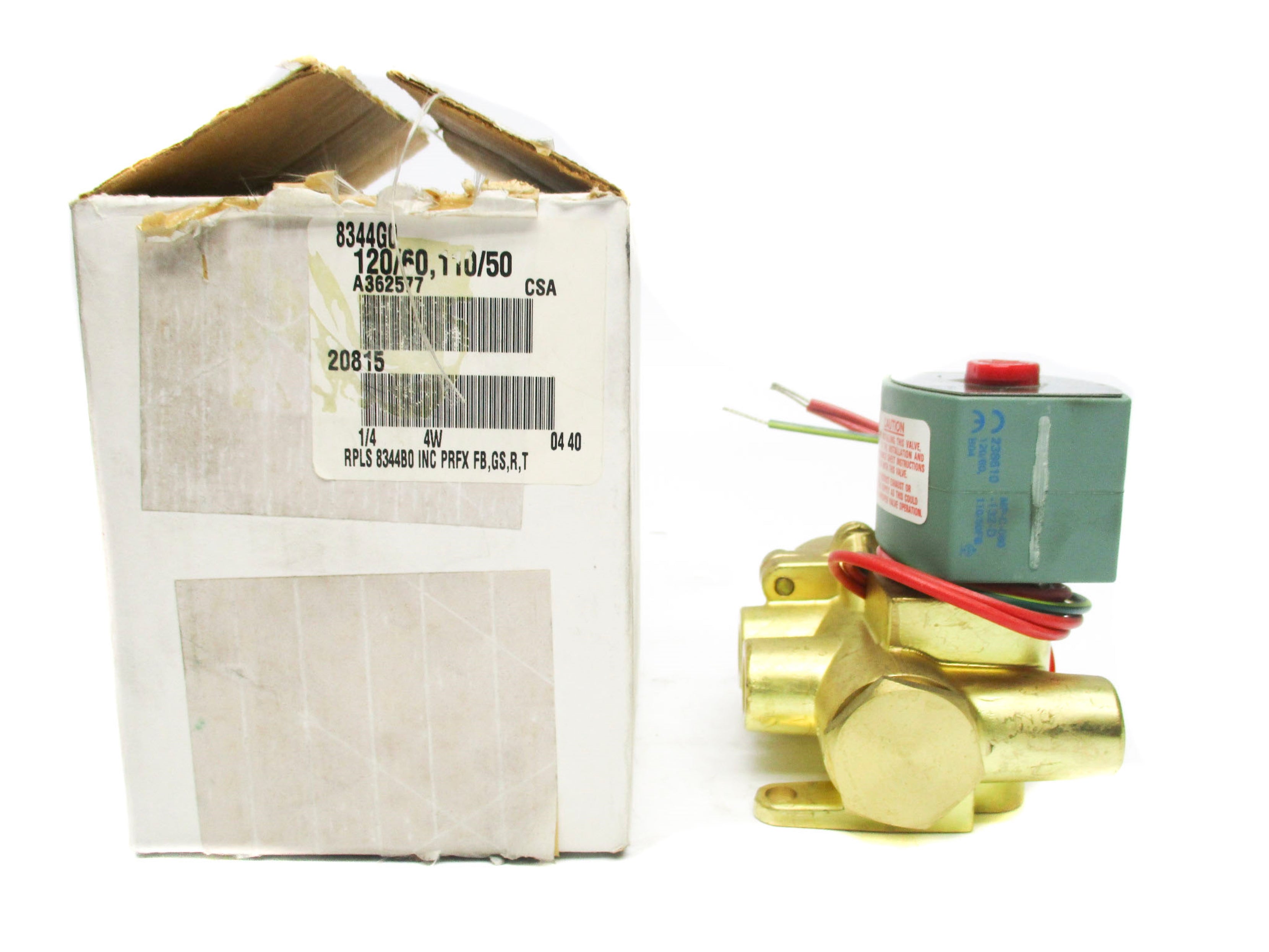 ASCO 8344G0 110V/50HZ 120V/60HZ 10-250PSI NSMP