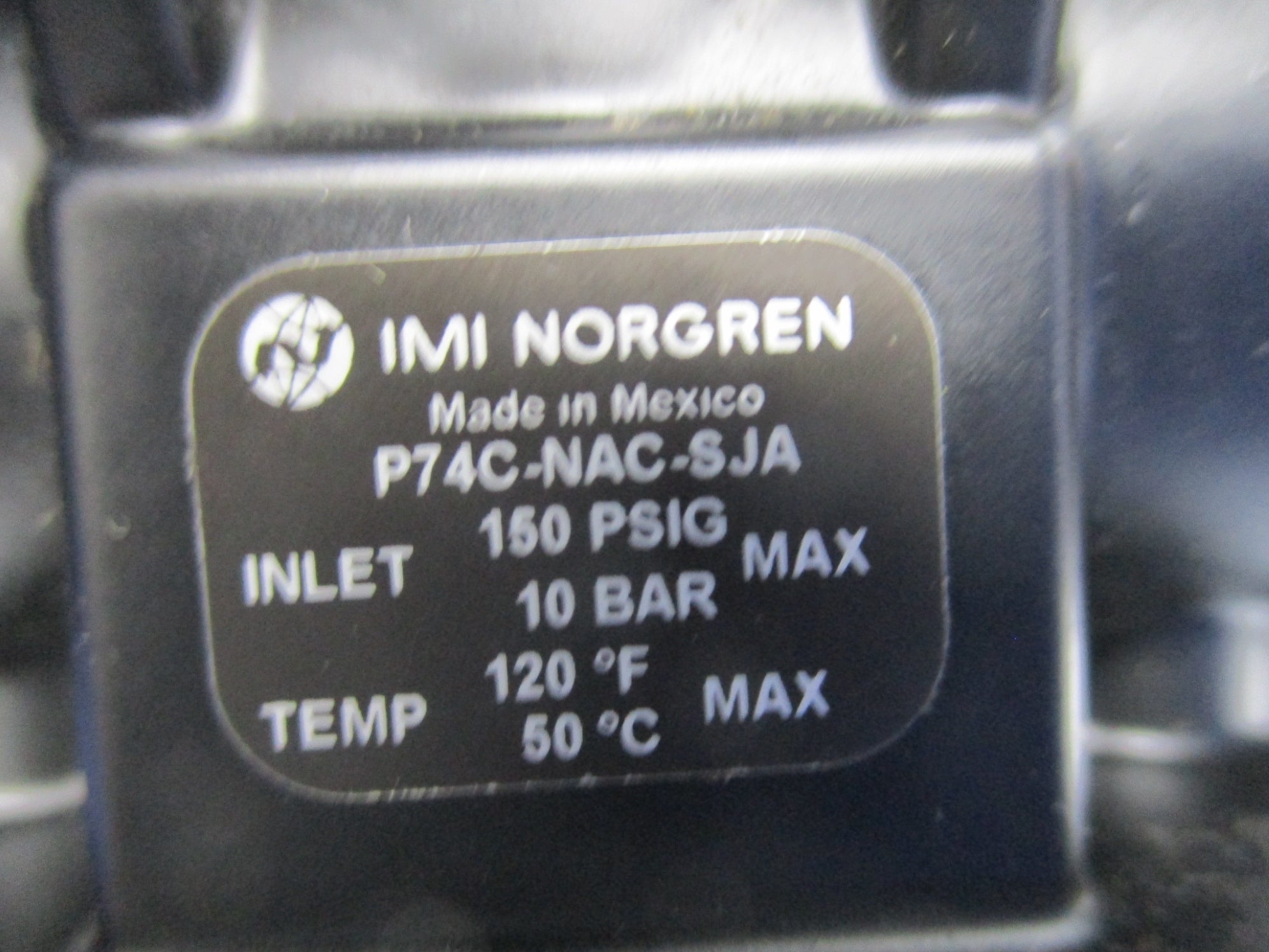 NORGREN P74C-NAC-SJA 110V/50HZ-120V/60HZ 150PSI NSNP