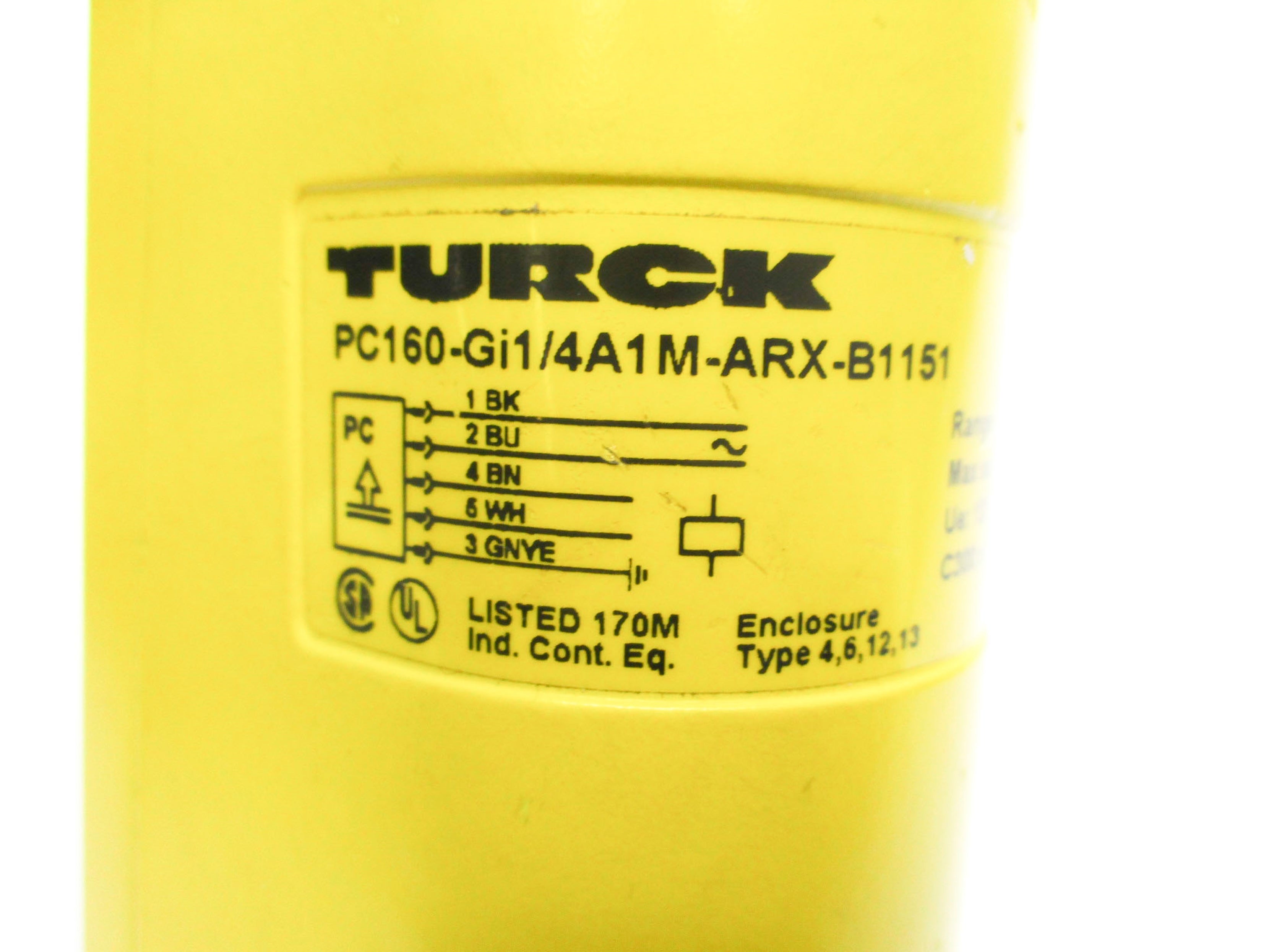TURCK PC160-GI1/4A1M-ARX-B1151 NSNP
