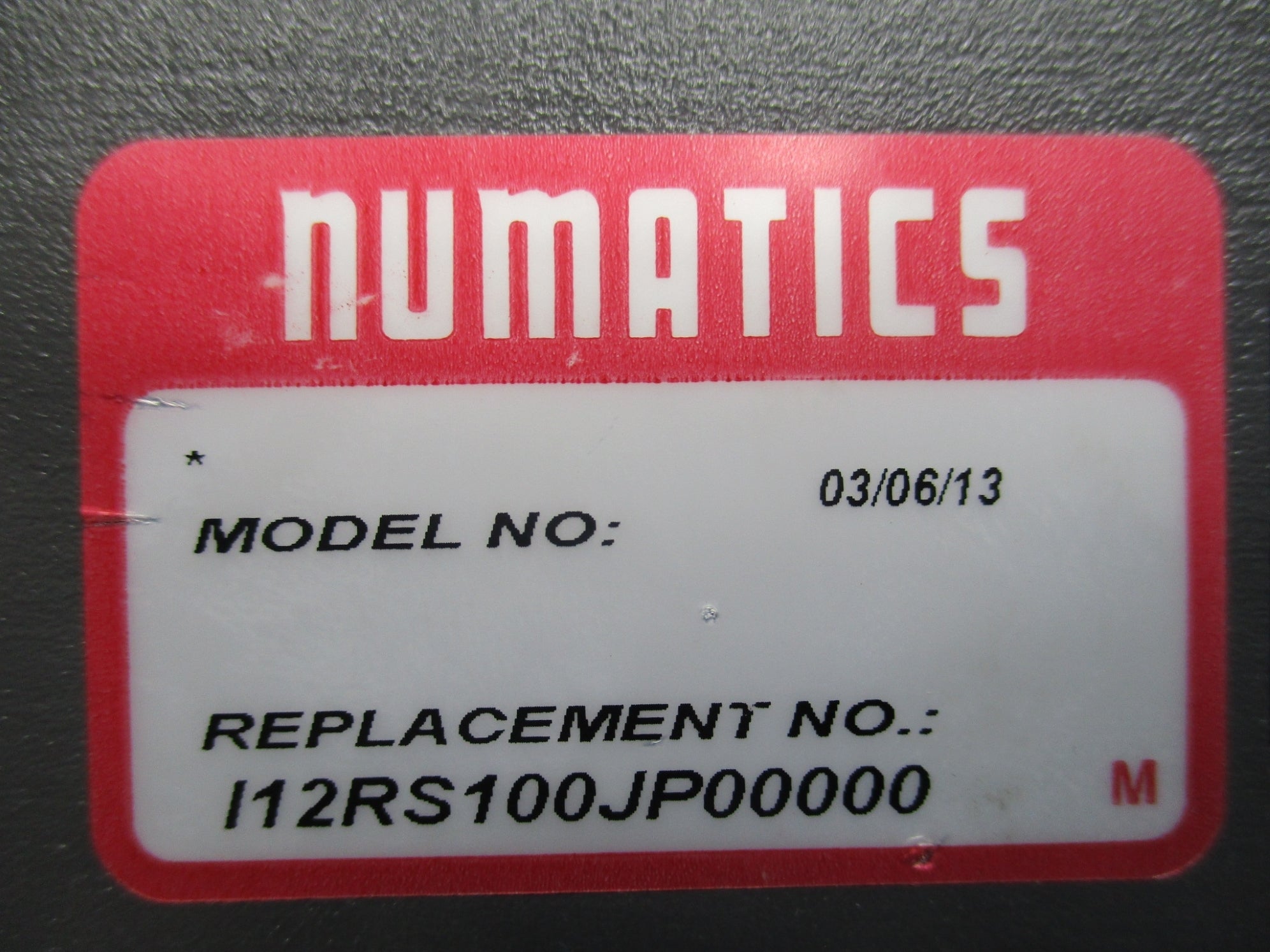 NUMATIC I12RS100JP00000 NSNP