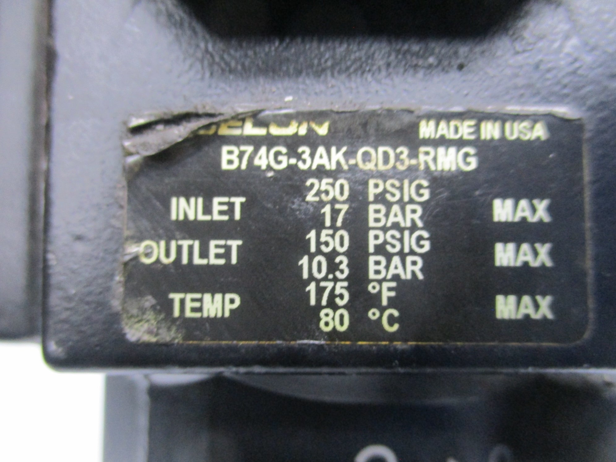 NORGREN B74G-3AK-QD3-RMG 250PSI UNMP
