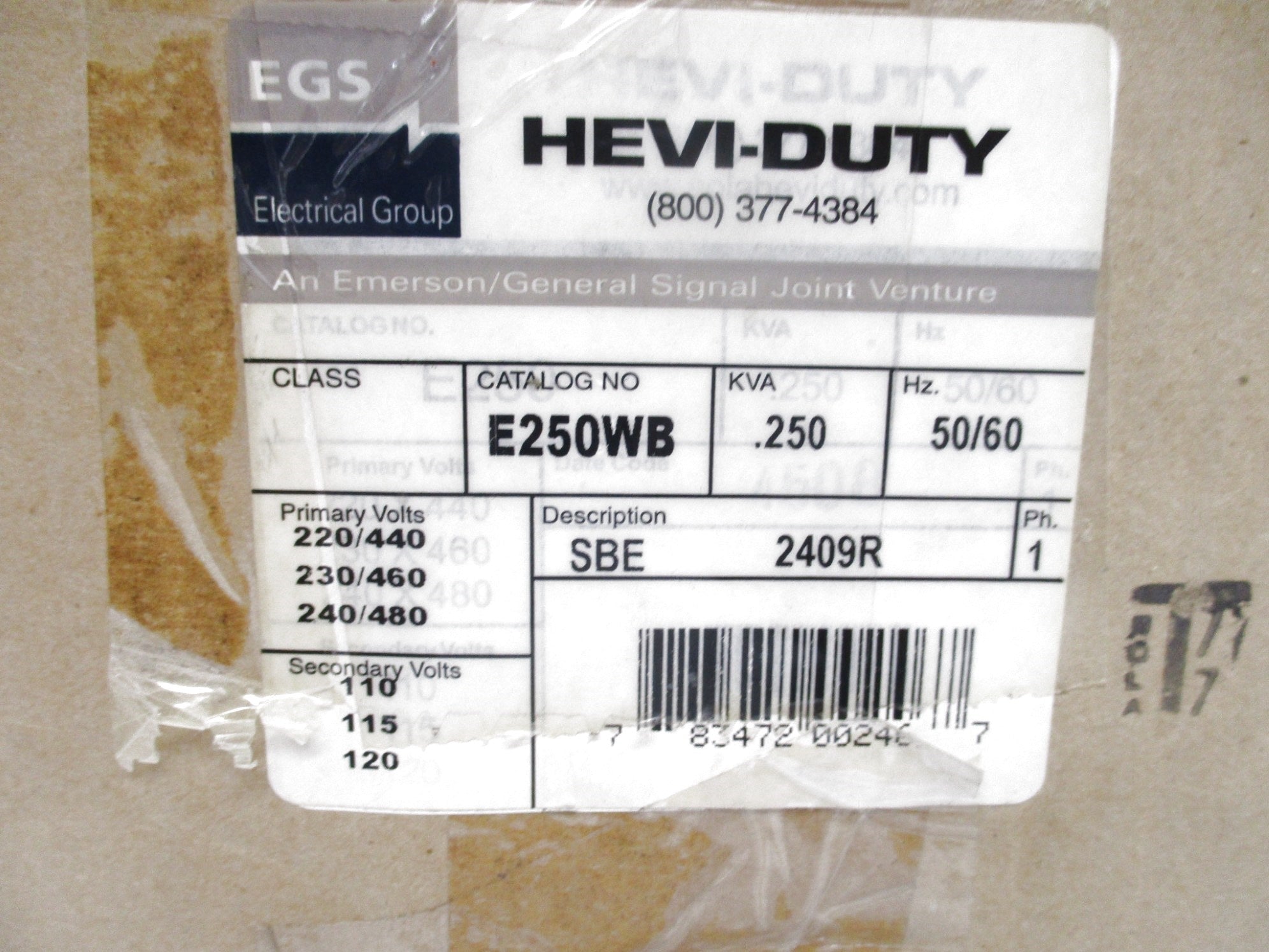 HEVI DUTY E250WB NSMP