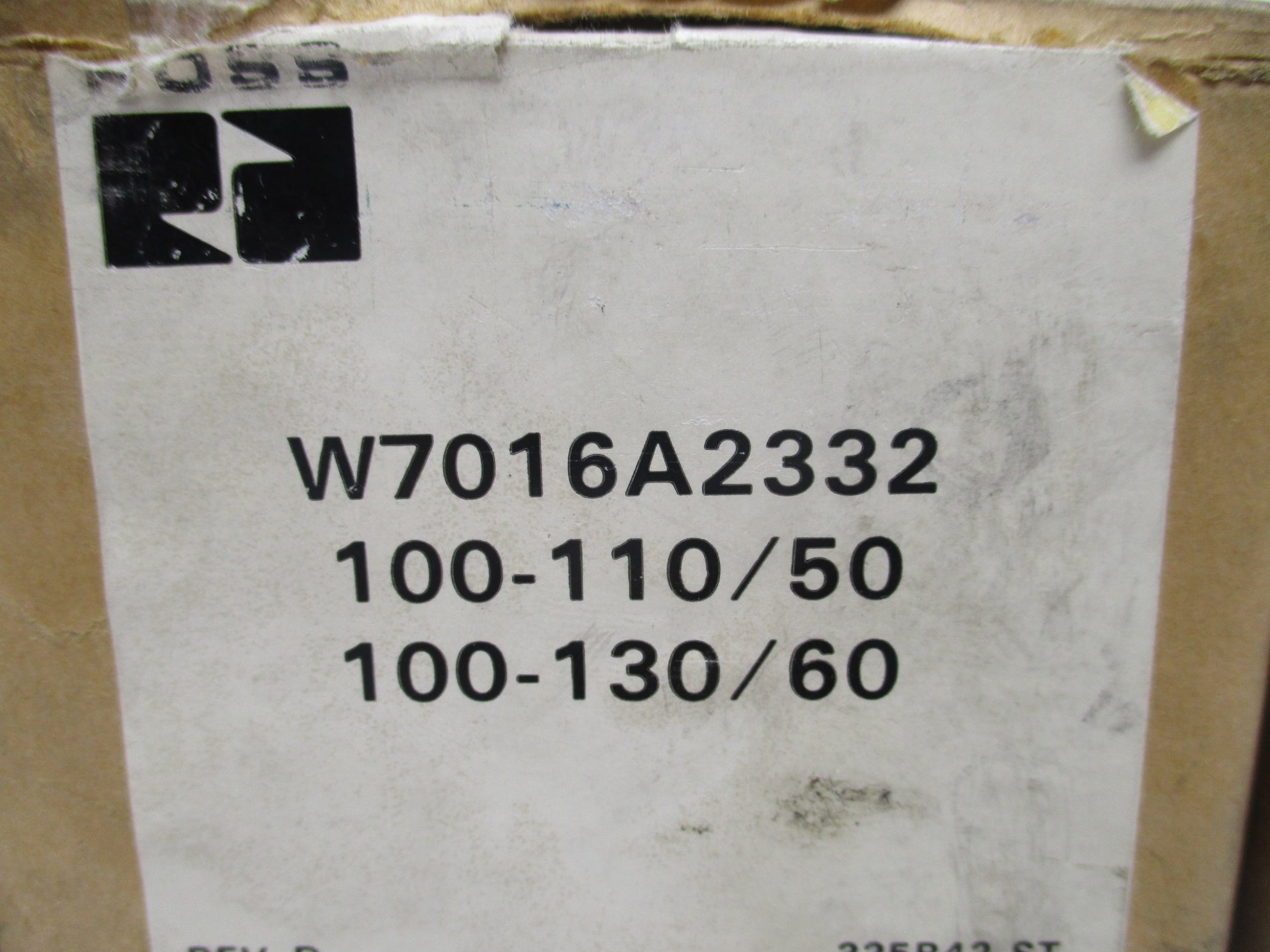 ROSS W7016A2332 100-110V/50Z-100-130V/60HZ NSMP