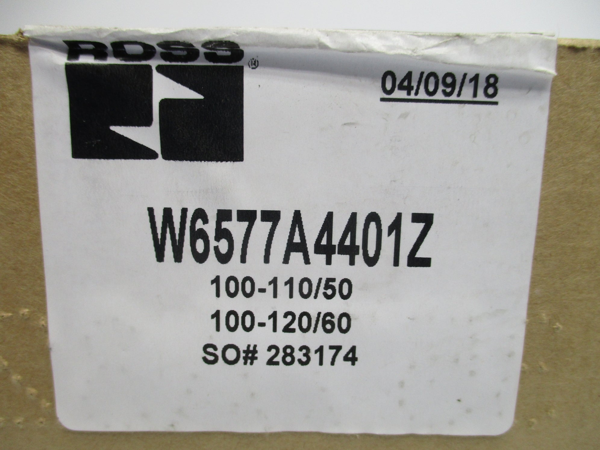 ROSS W6577A4401Z 110/120V NSFS