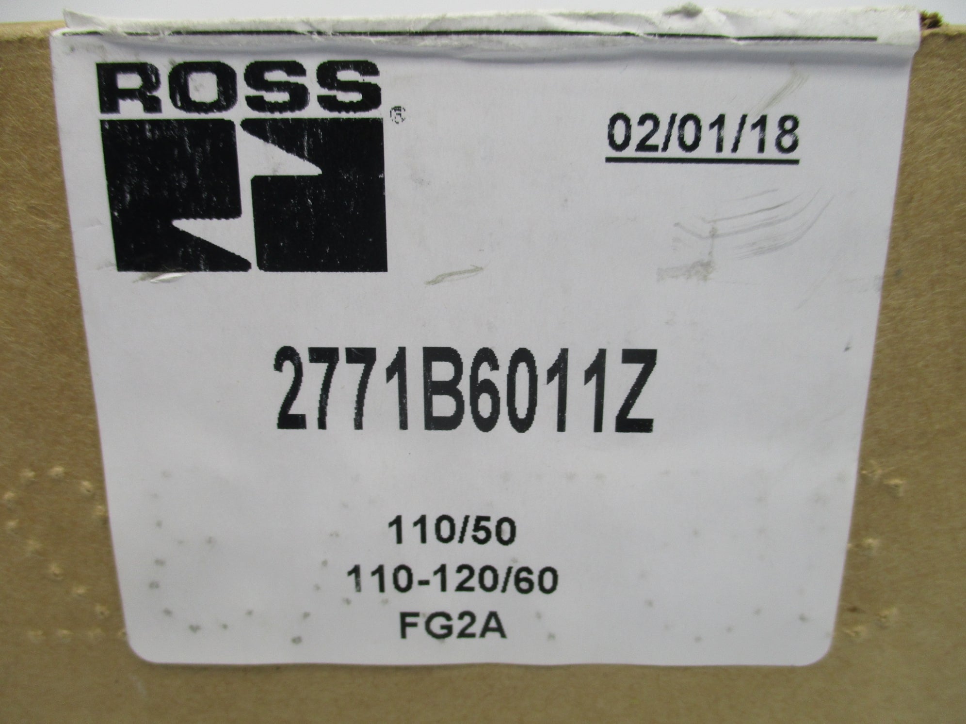 ROSS 2771B6011Z 110/120V NSFS