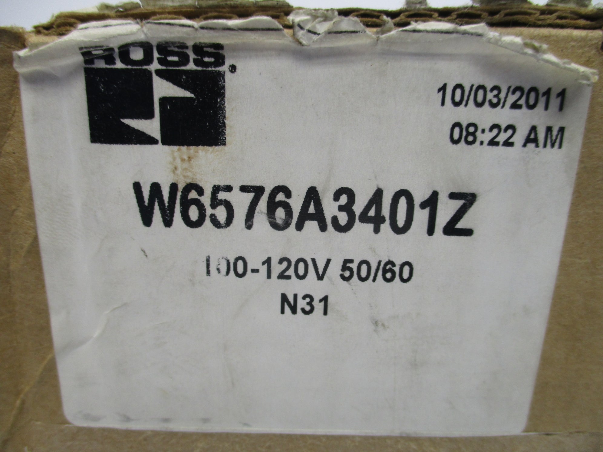 ROSS W6576A3401Z 110V/50HZ-120V/60HZ NSMP