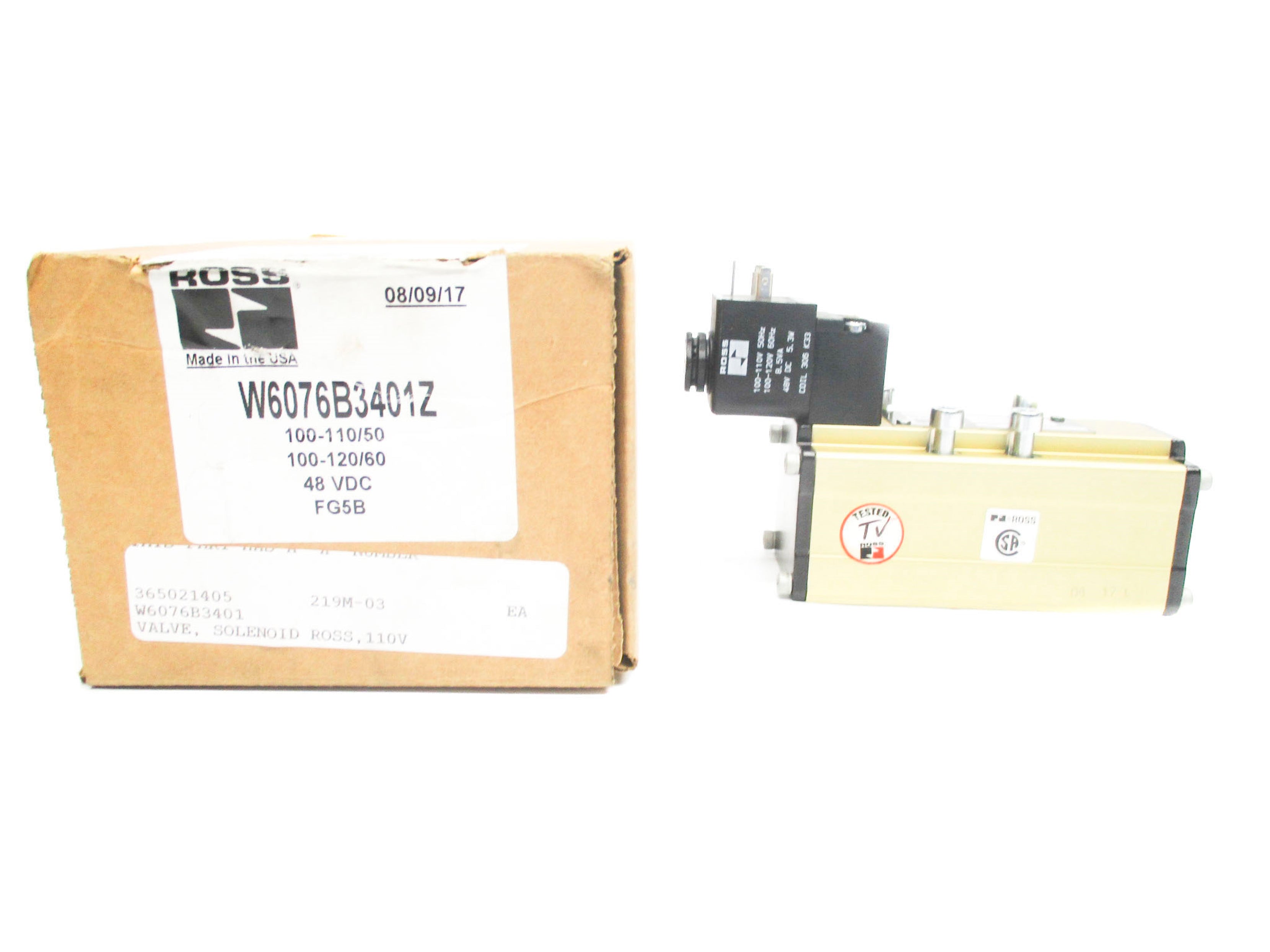 ROSS W6076B3401Z 100-120V NSMP