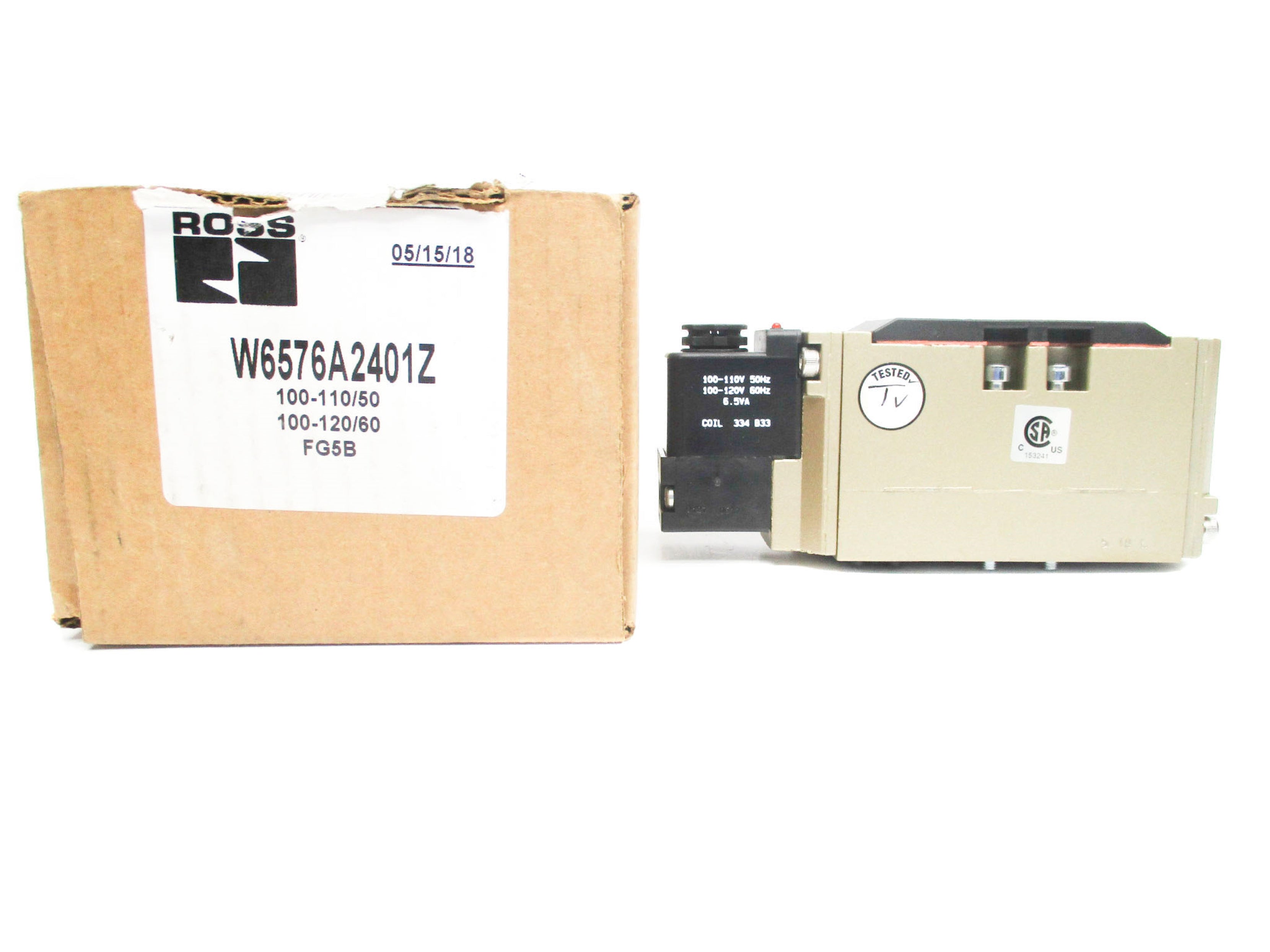 ROSS W6576A2401  110V/50HZ-120V/60HZ 2-10BAR NSMP