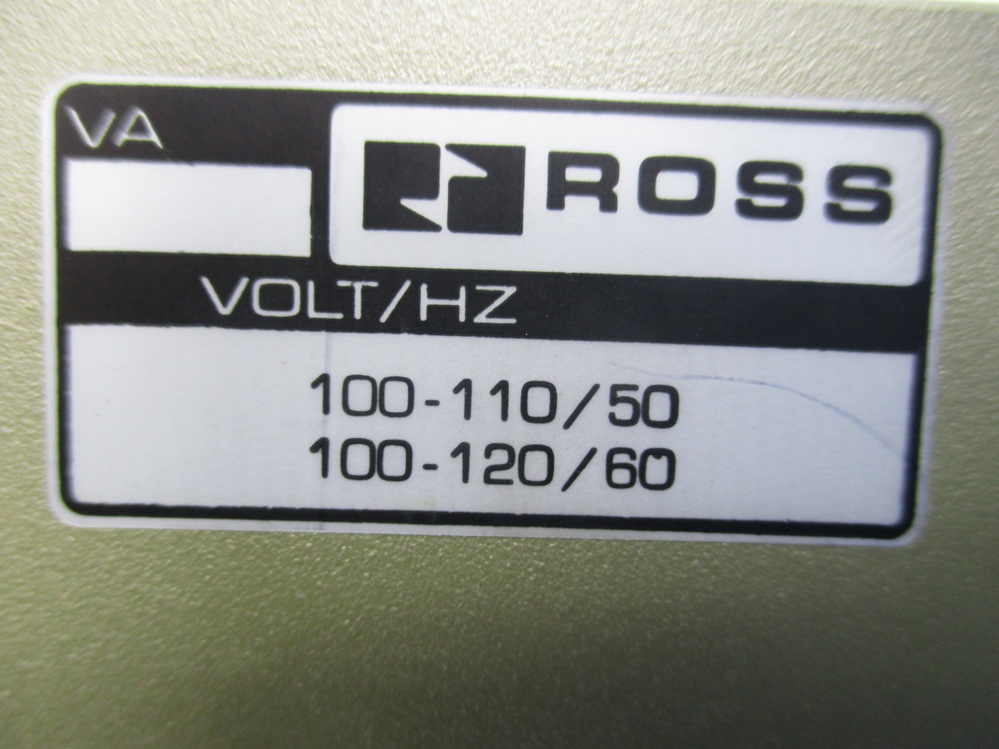 ROSS W7077B2331Z 110V/50HZ-120V/60HZ 2-10BAR NSMP