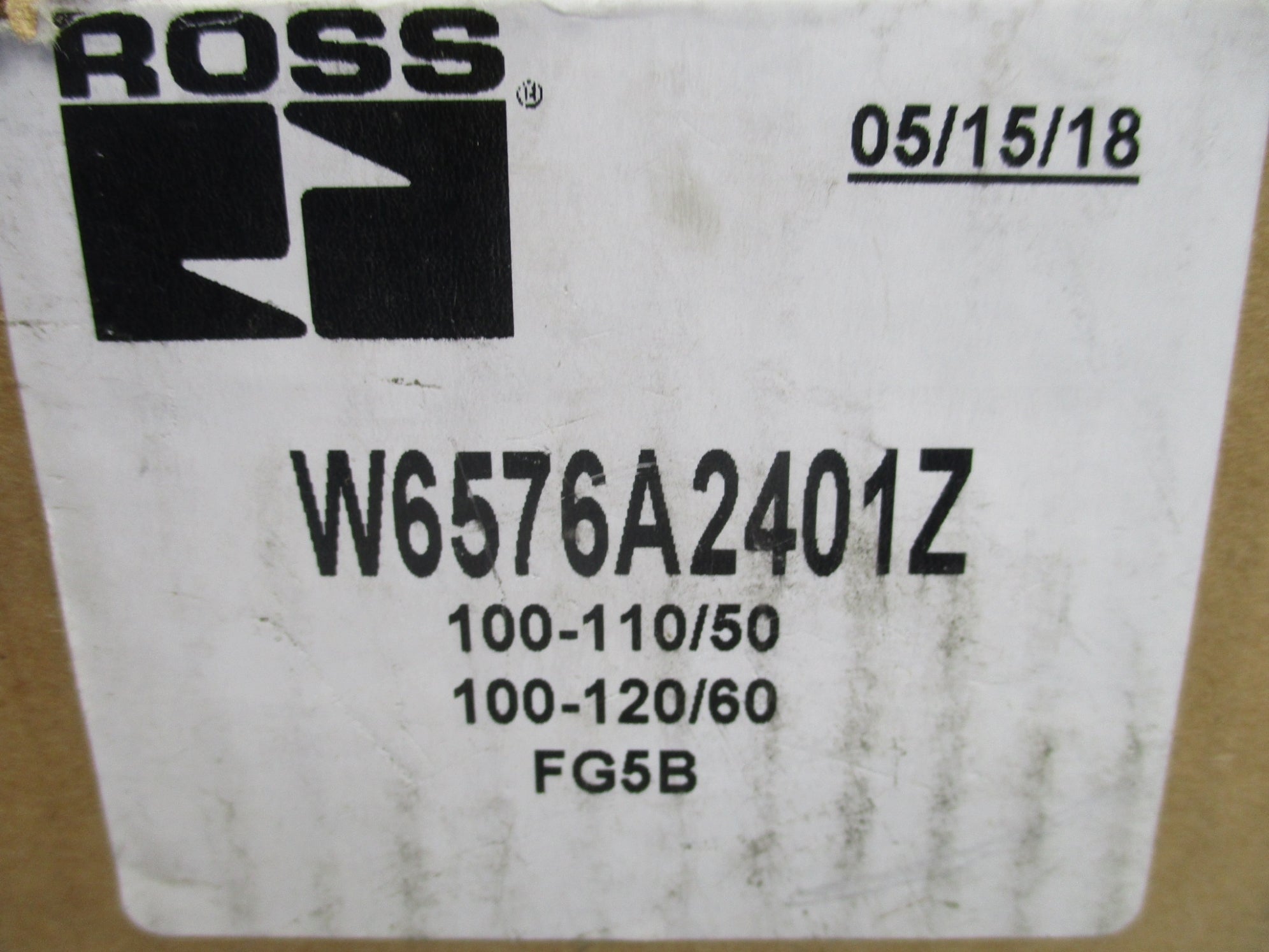 ROSS W6576A2401Z 110V/50HZ-120V/60HZ 2-10BAR NSMP