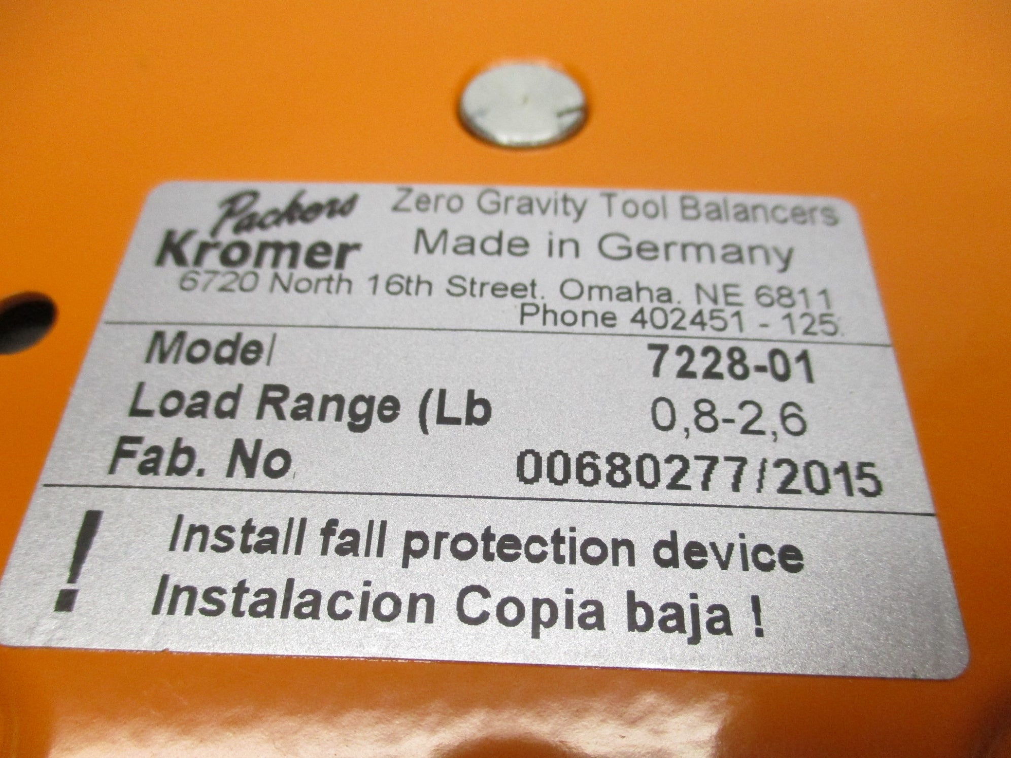 PACKER KROMER 7228-01 NSMP