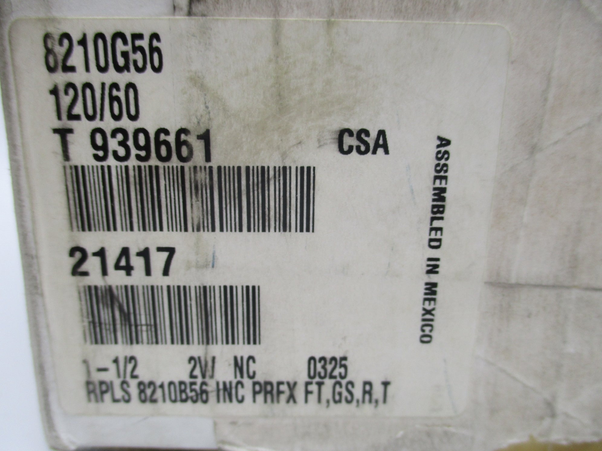 ASCO 8210G56 120V 125PSI 1-1/2" NSMP