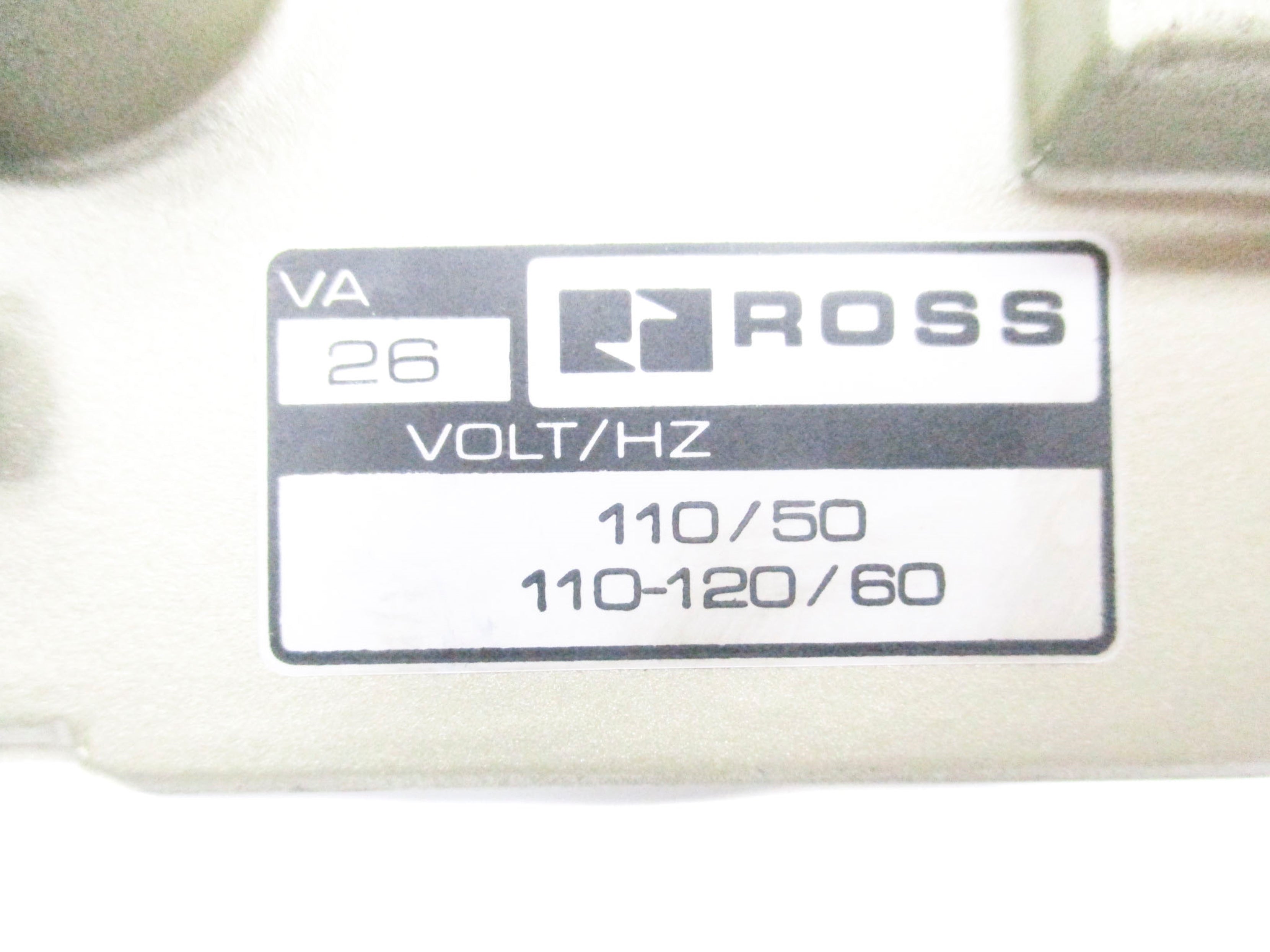 ROSS 2772B4001 110V/50HZ-110-120V/60HZ  1-10BAR NSMP